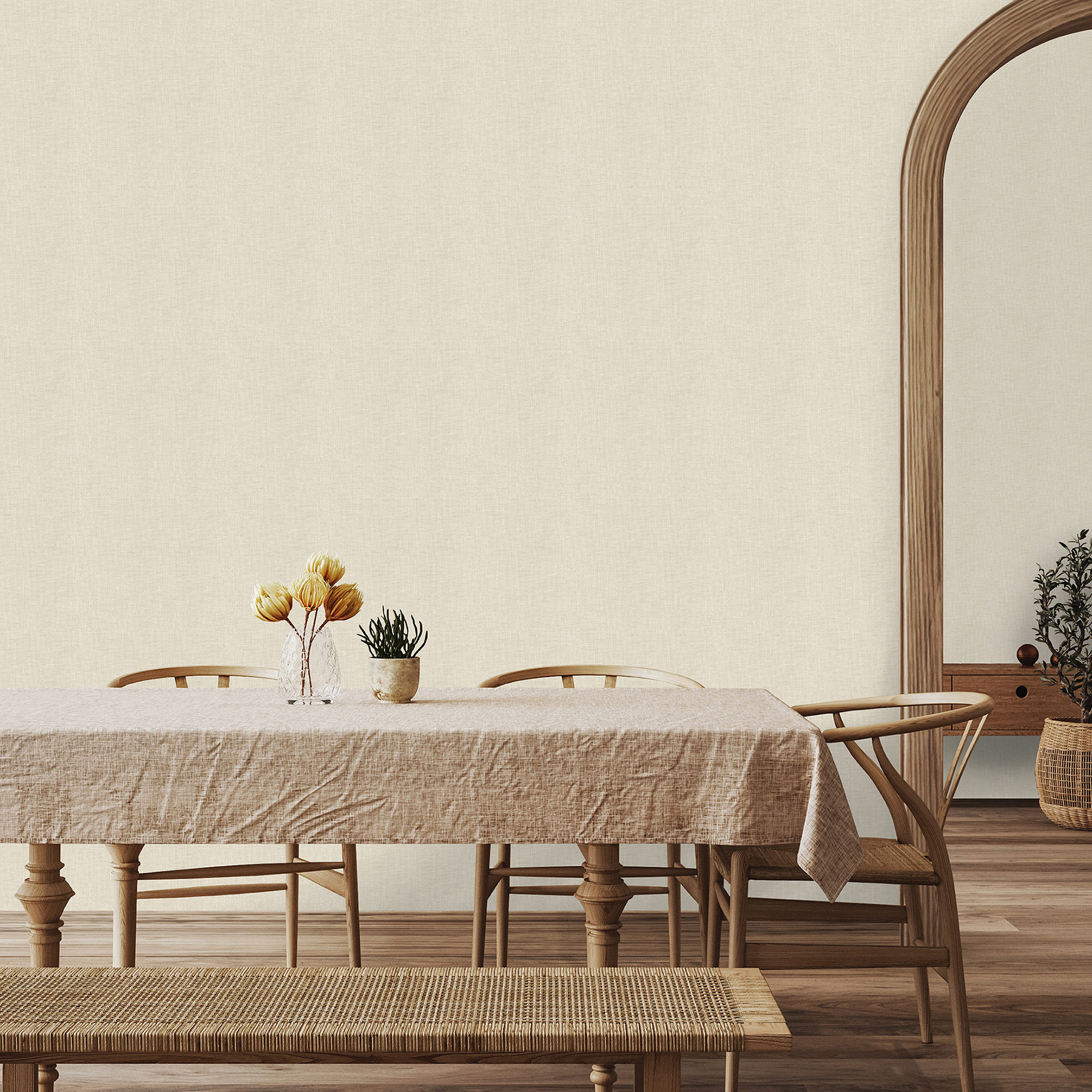 Hohenberger Vliestapete Tesoro Collage Uni Torrone 65605