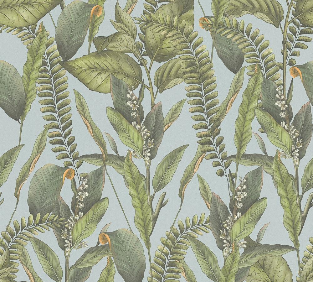 Livingwalls Vliestapete Drawn Into Nature Floral 394133