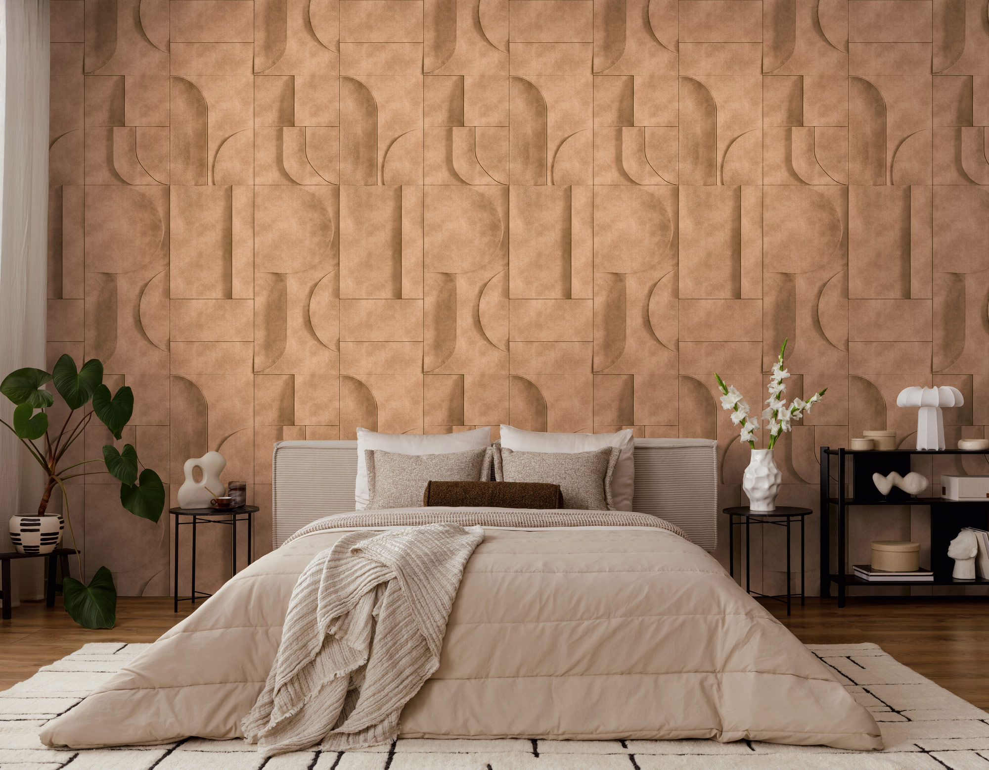 AS Fototapete The Wall 4 3D Optik Braun 792243