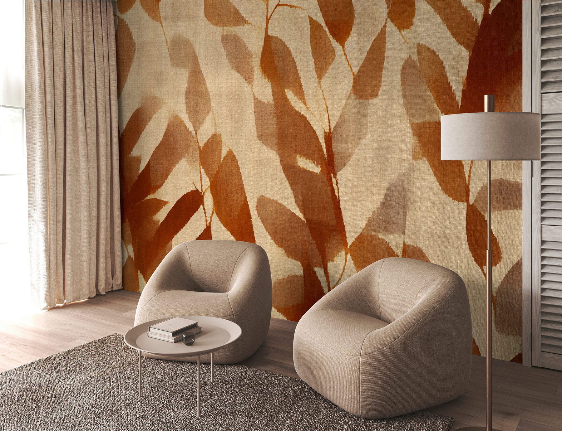 AS Fototapete Walls by Patel 5 Blätter Braun DD134237