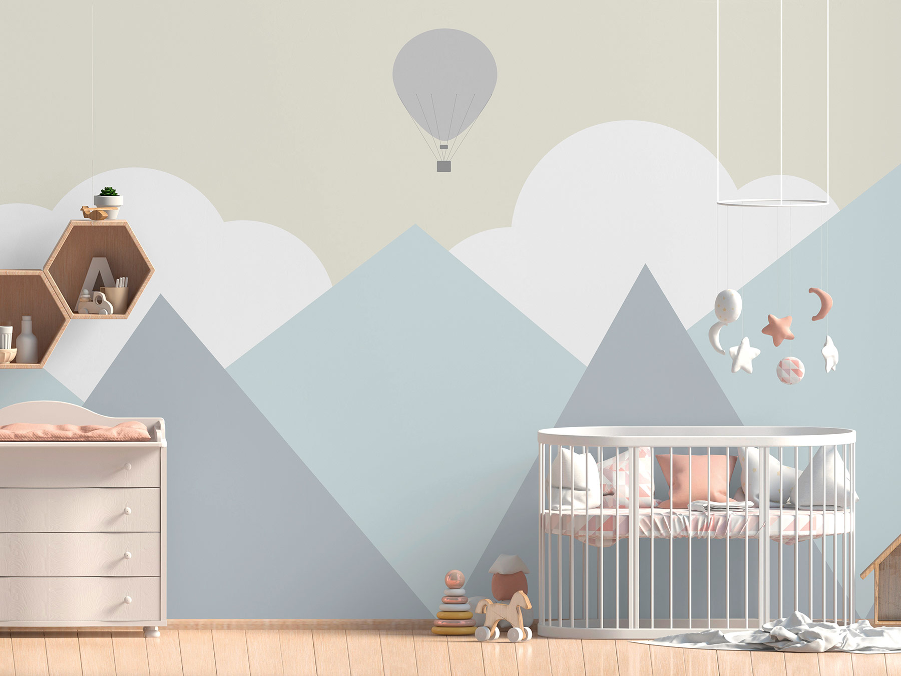 AS Fototapete Designwalls 2 Berge Kinderzimmer DD123606