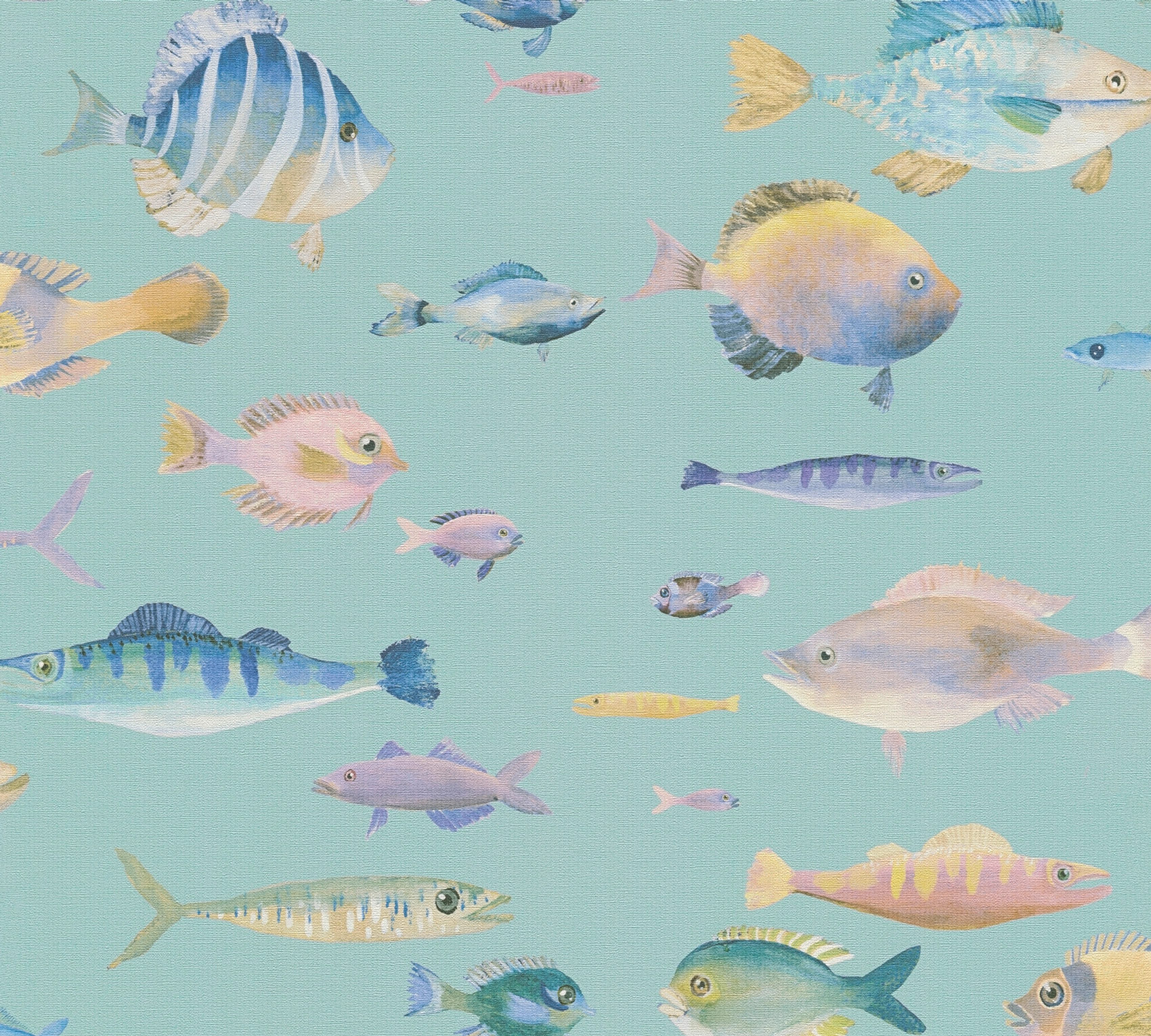 AS Vliestapete PintWalls II Tiertapete Blau 396963