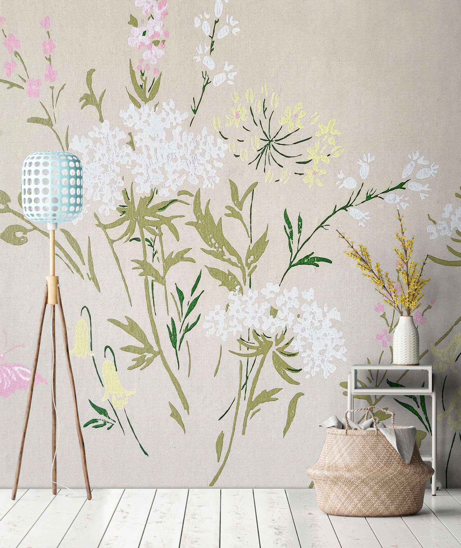 AS Fototapete Walls by Patel 5 Blumen Beige DD134747