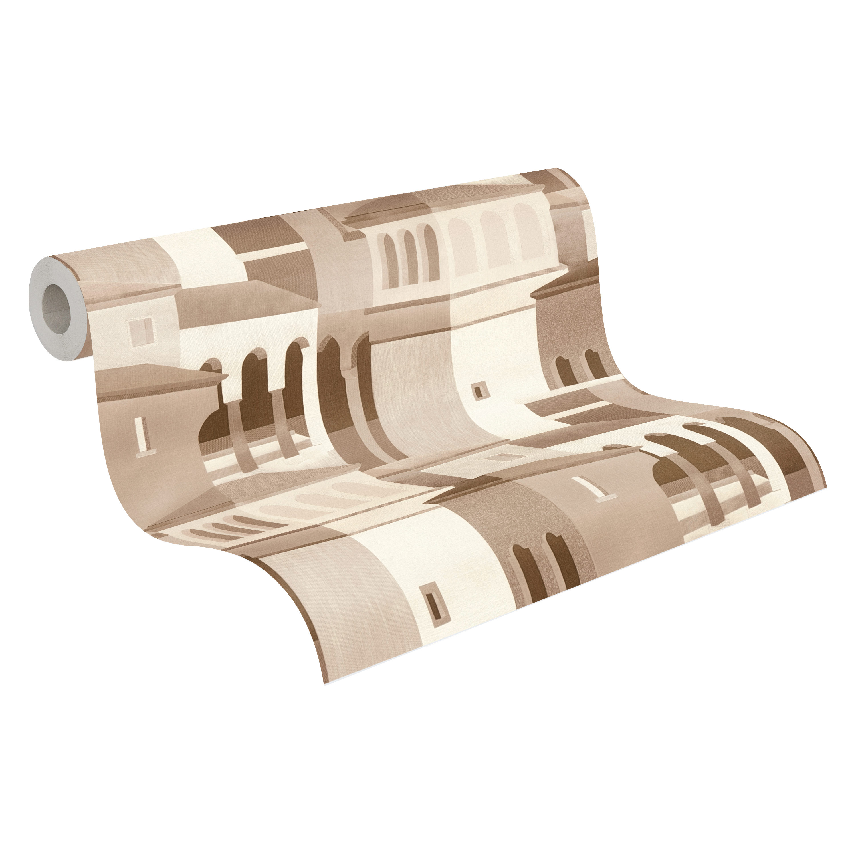 AS Vliestapete PintWalls 3 Architektur Braun 791869