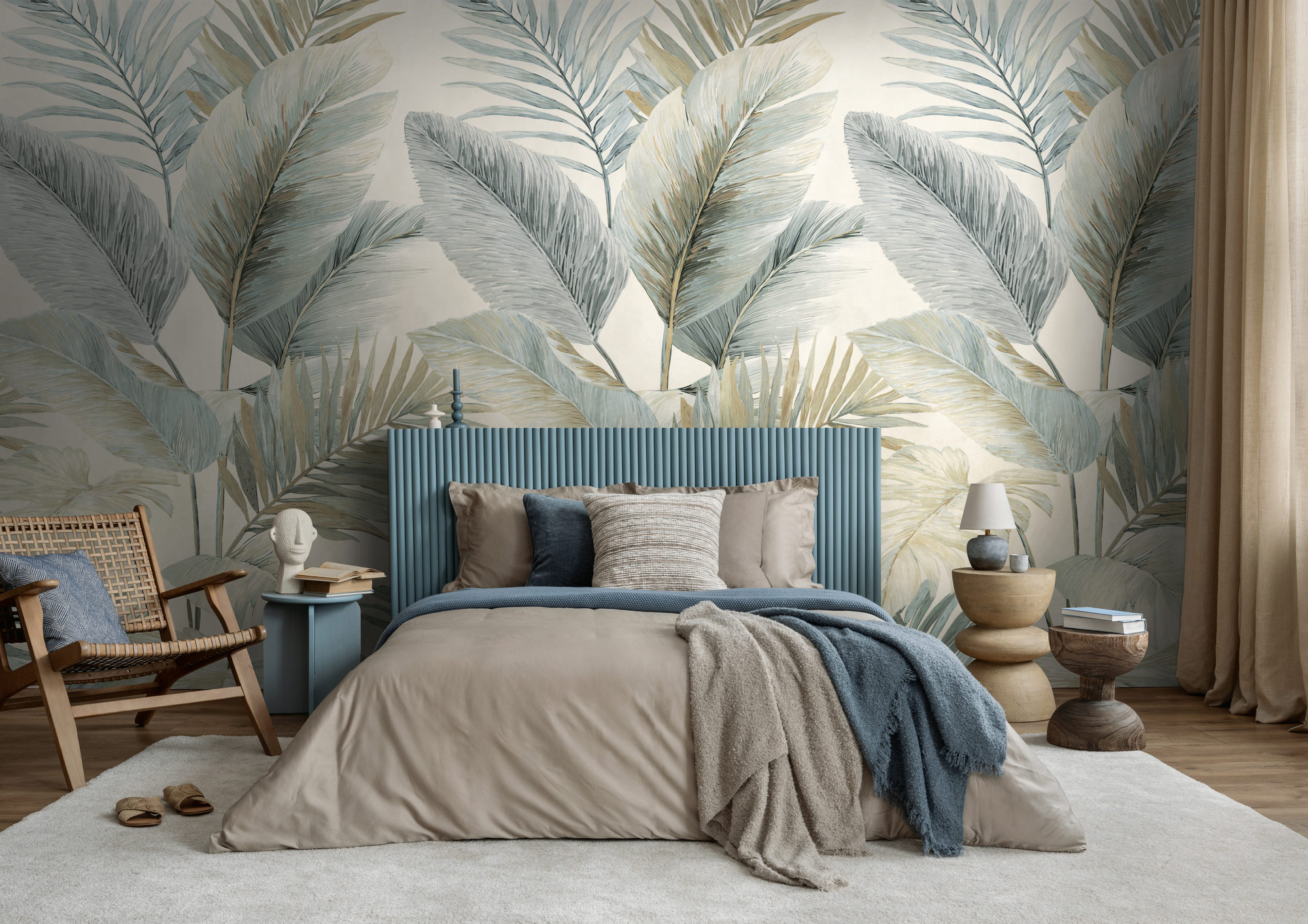AS Fototapete The Wall 4 Botanik Creme 792513