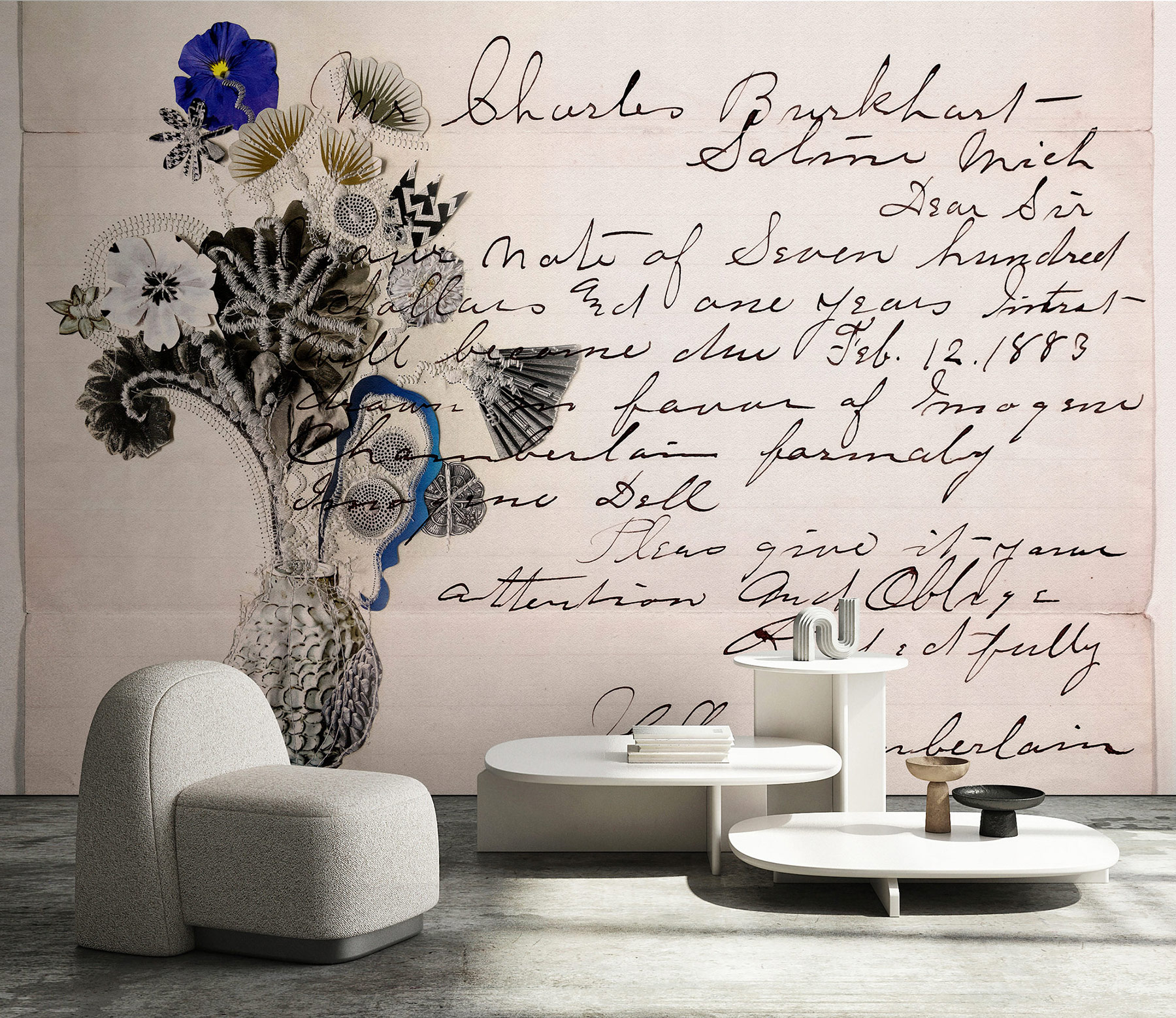 AS Fototapete Walls by Patel 5 Brief Creme DD134375