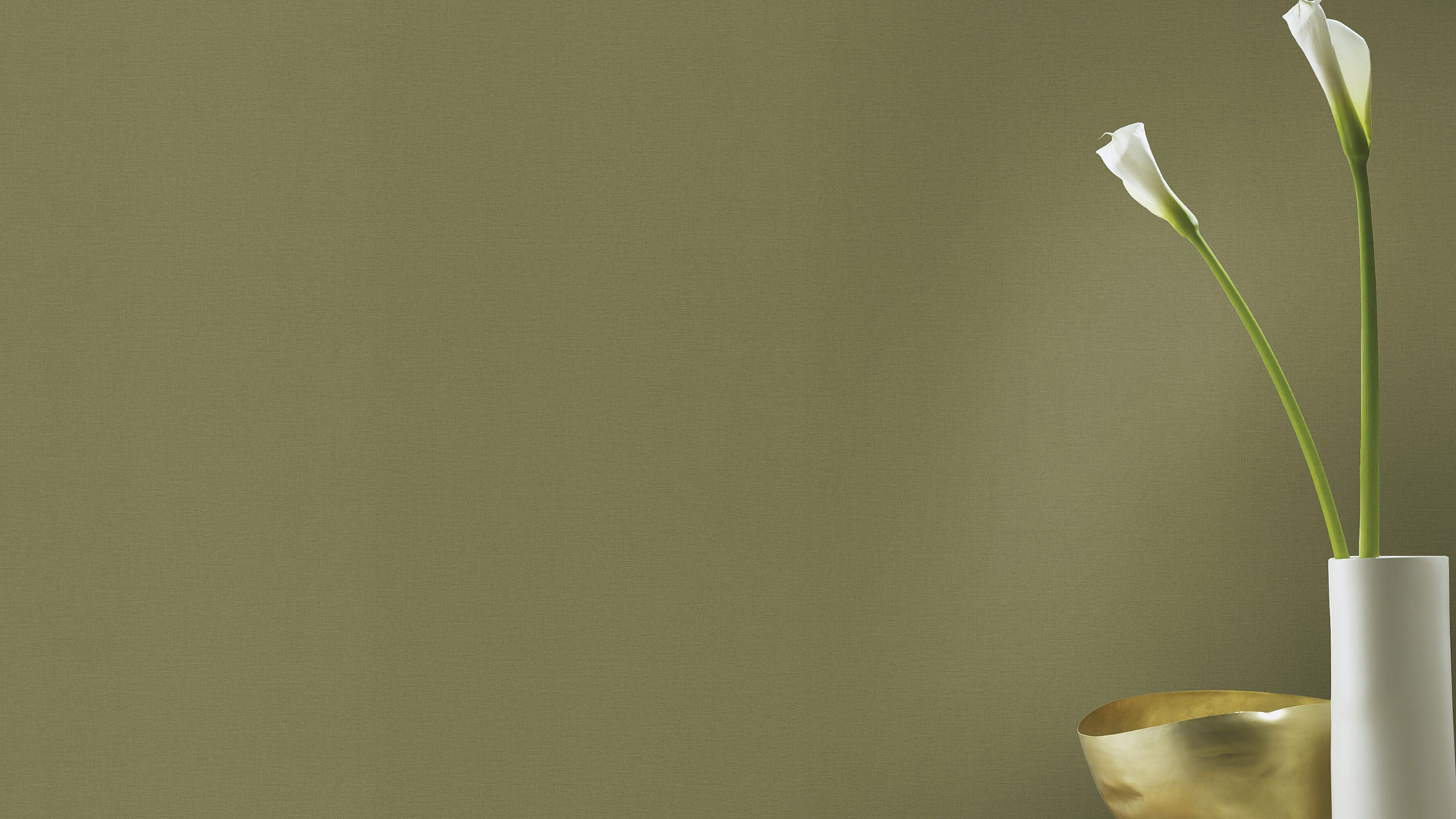 Rasch Vliestapete Country Charme Grün-kaki 452068