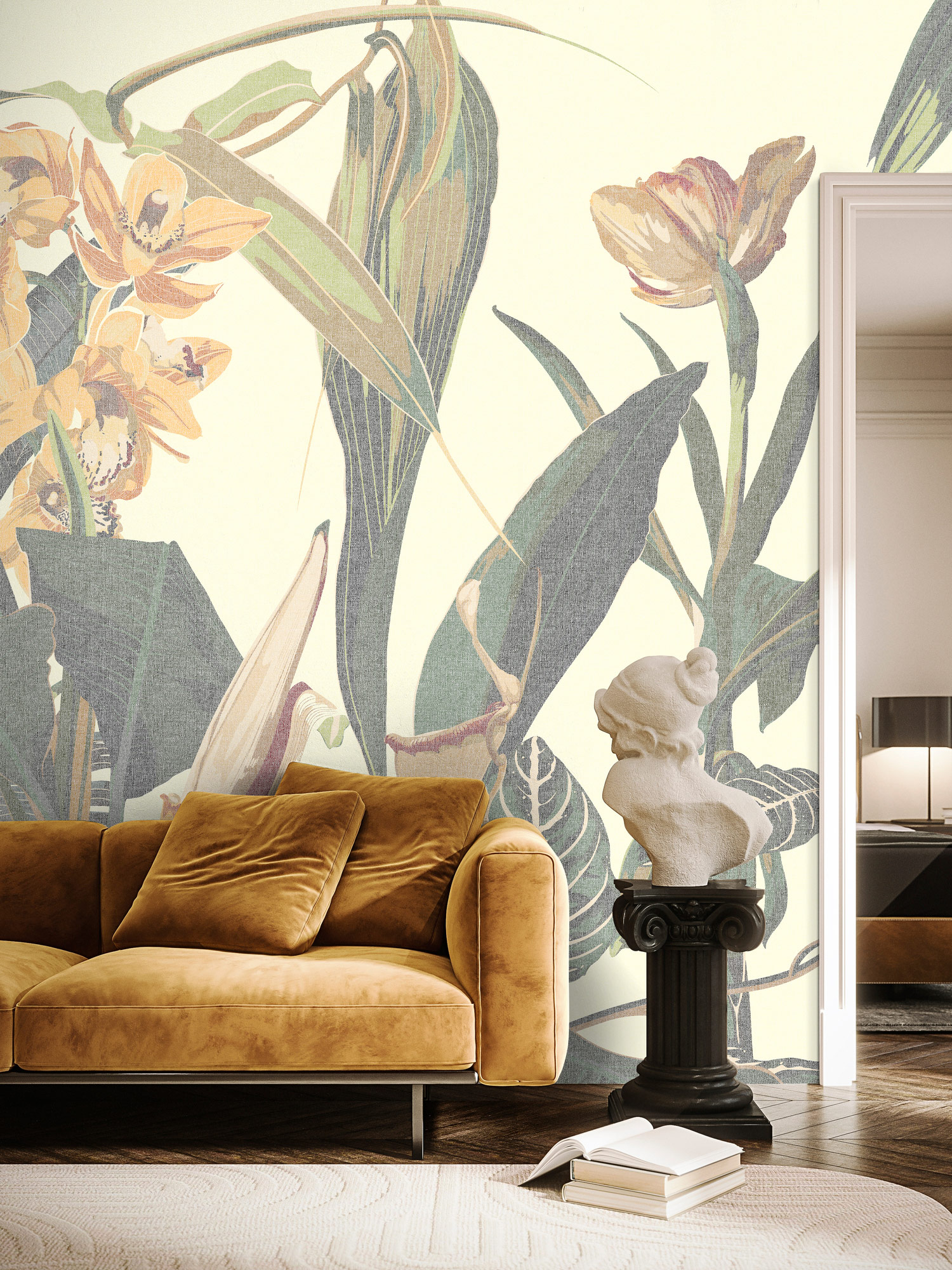 AS Fototapete Walls by Patel 5 Blumen Grün DD134651