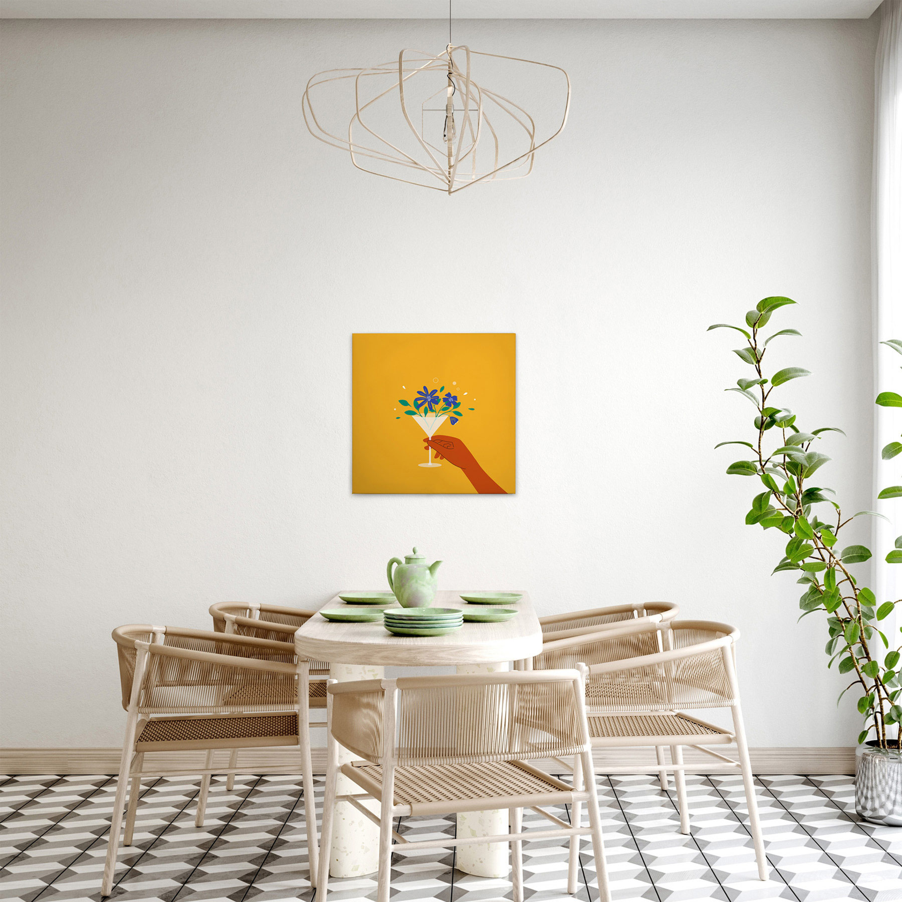 AS Leinwandbild Flower Glass 1 DD132679