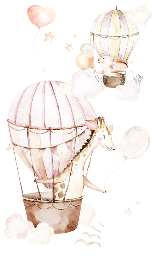 Rasch Fototapete Kids World Giraffe Tiere 364958