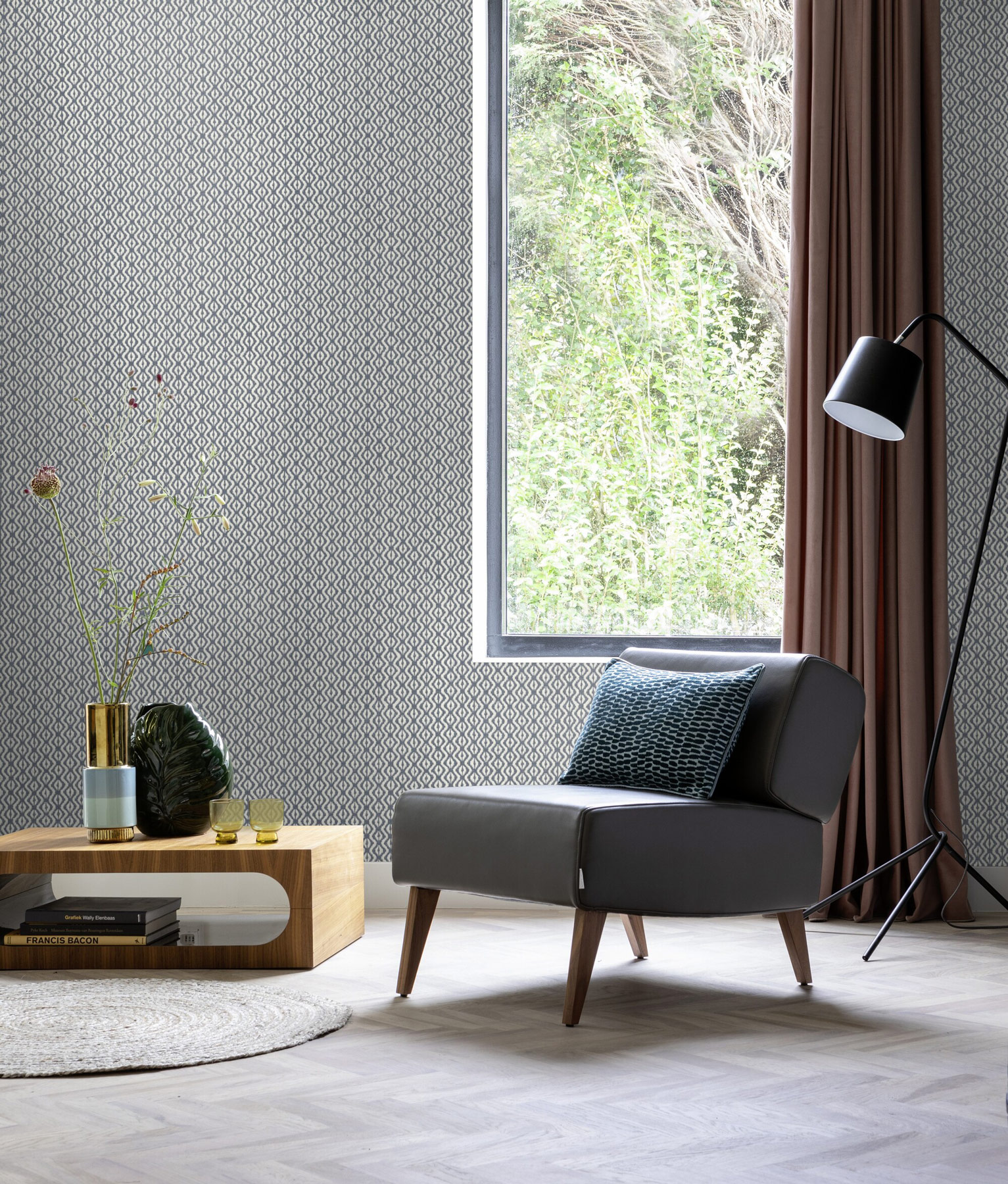 Rasch Vliestapete Beachhouse Blau 410648