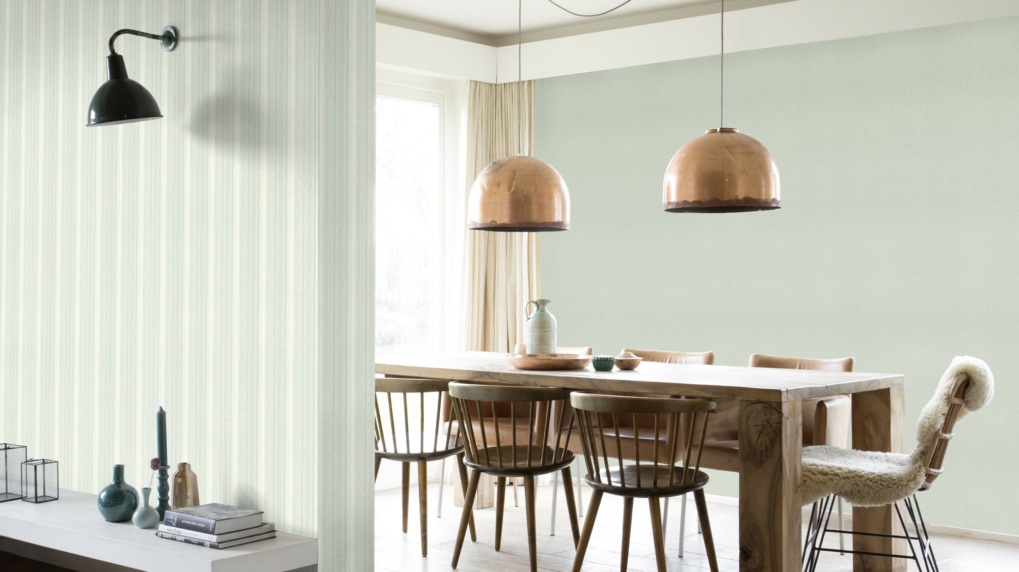 Rasch Vliestapete Tapetenwechsel 2 Streifen 652123