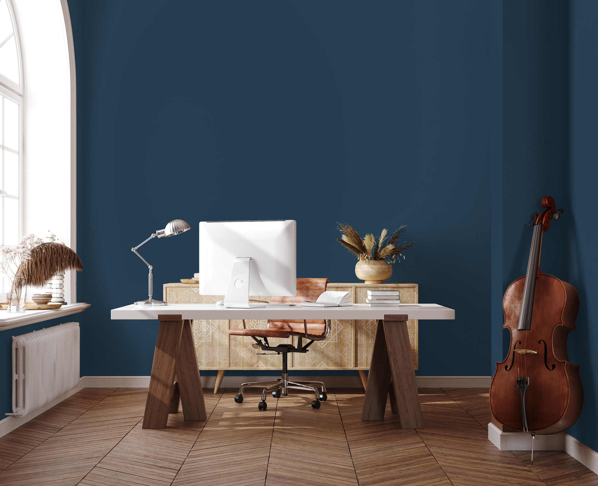 AS Premium Innenwandfarbe Puro c3008 ocean blue 1 L