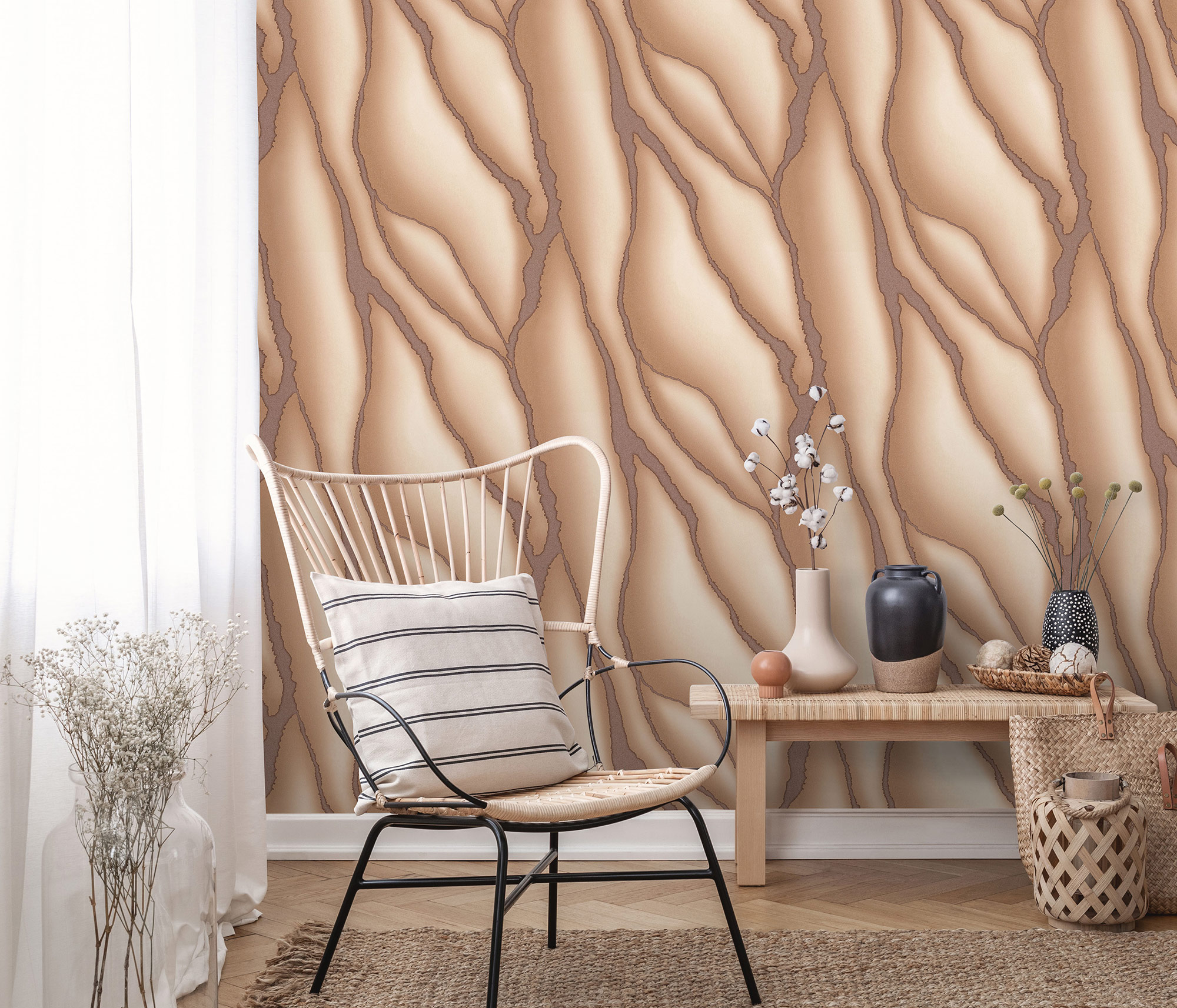 Erismann Vliestapete Elle 3 beige 1034502