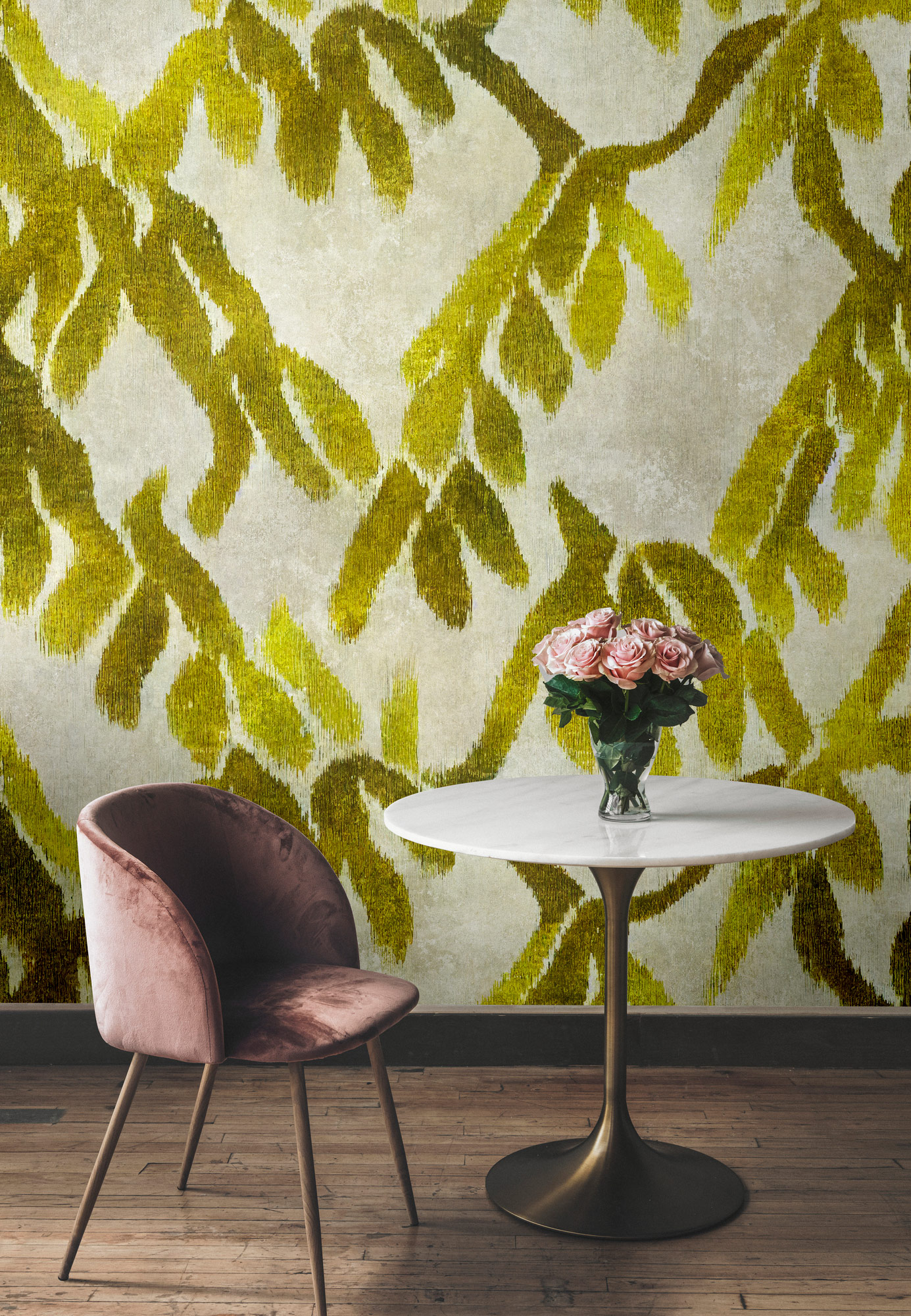 AS Fototapete Walls by Patel 5 Blätter Grün DD134225