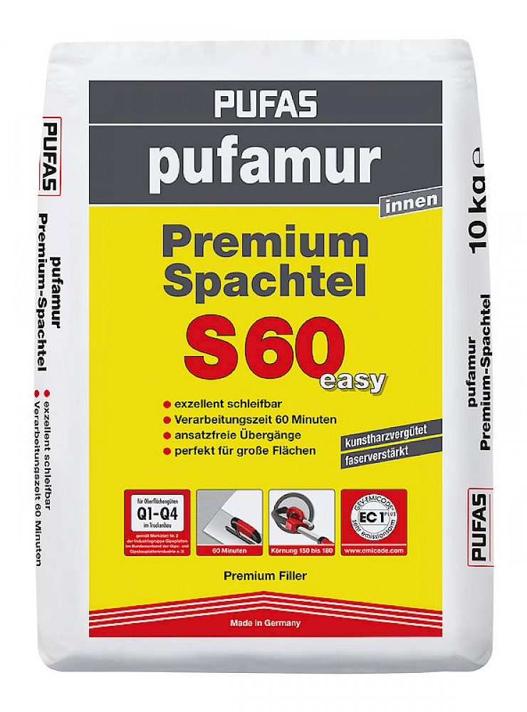 PUFAS pufamur Premium-Spachtel S60 easy | 10 kg