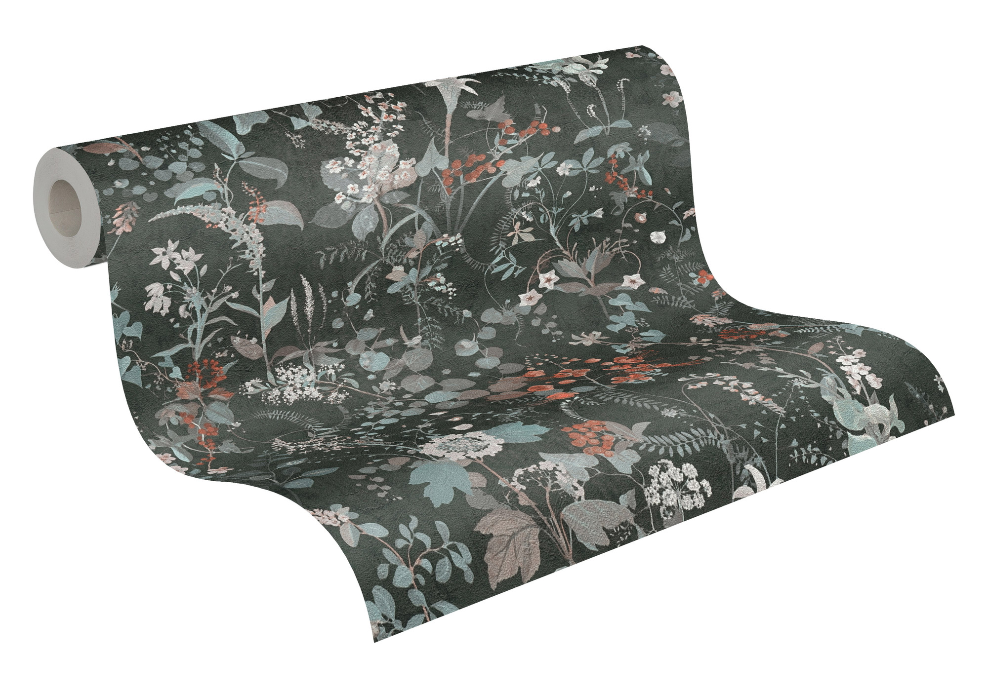 AS Vliestapete The BOS schwarz Blumentapete 388254