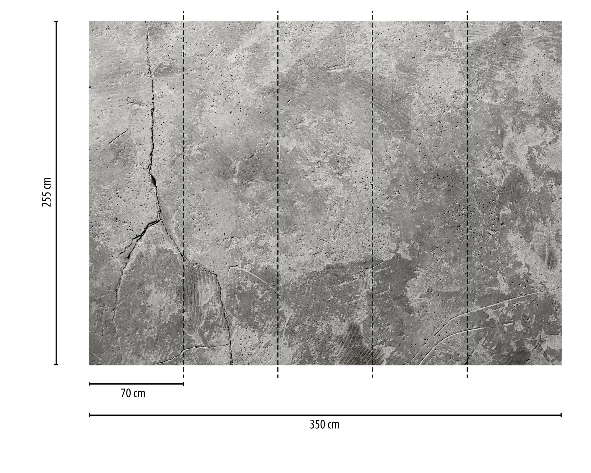 AS Fototapete Designwalls 2 Betonoptik Kunst DD123638