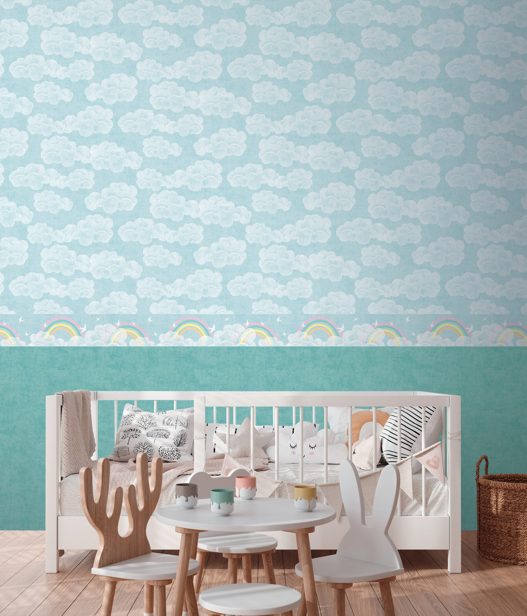 AS Vliestapete Lilly & Luis Unis Blau 771794