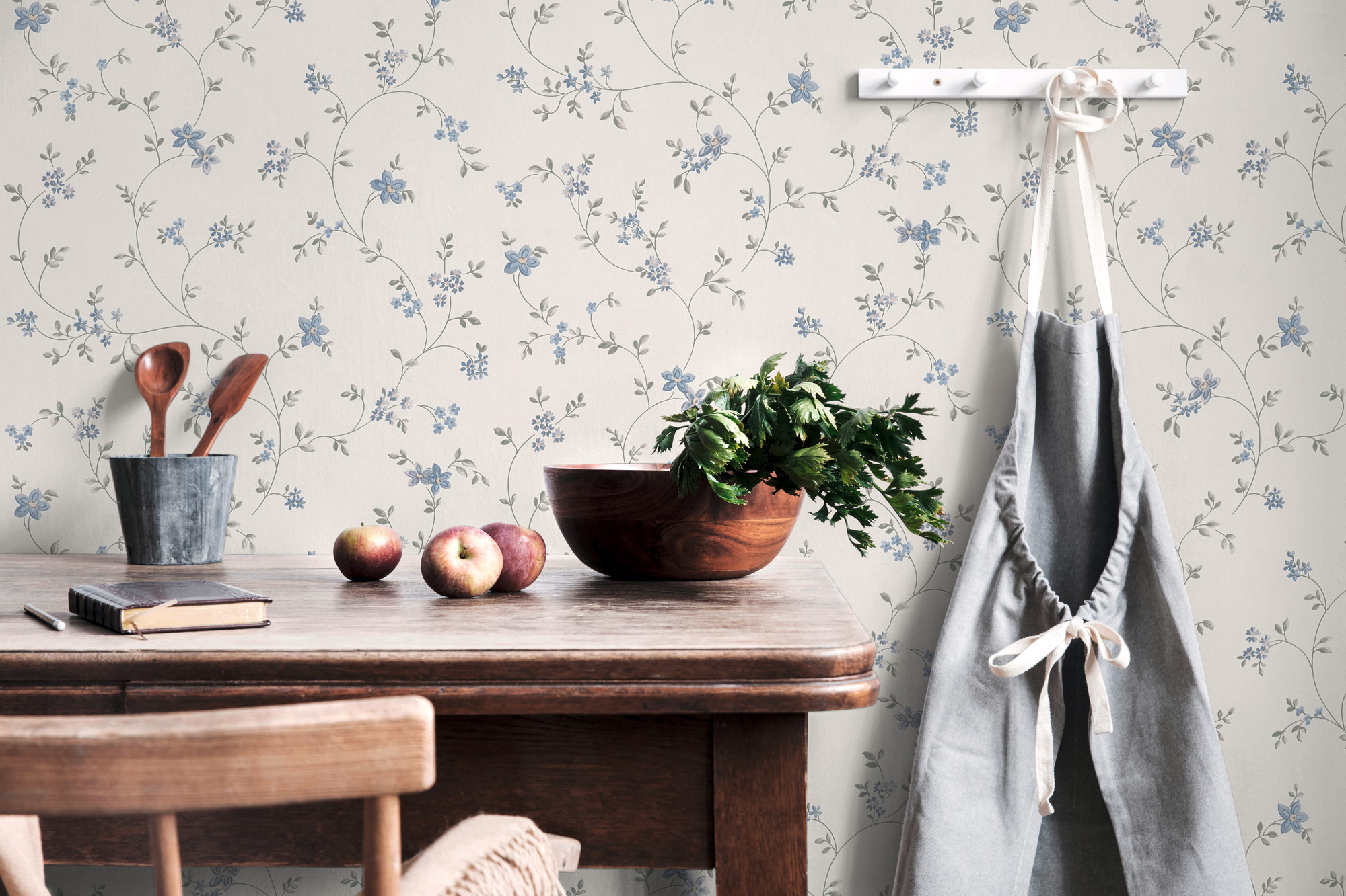 AS Vliestapete Maison Charme Blümchen creme 390713