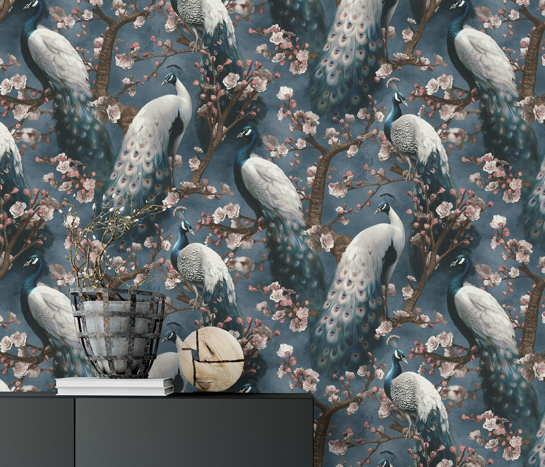 Erismann Vliestapete Play of light blau 1041408