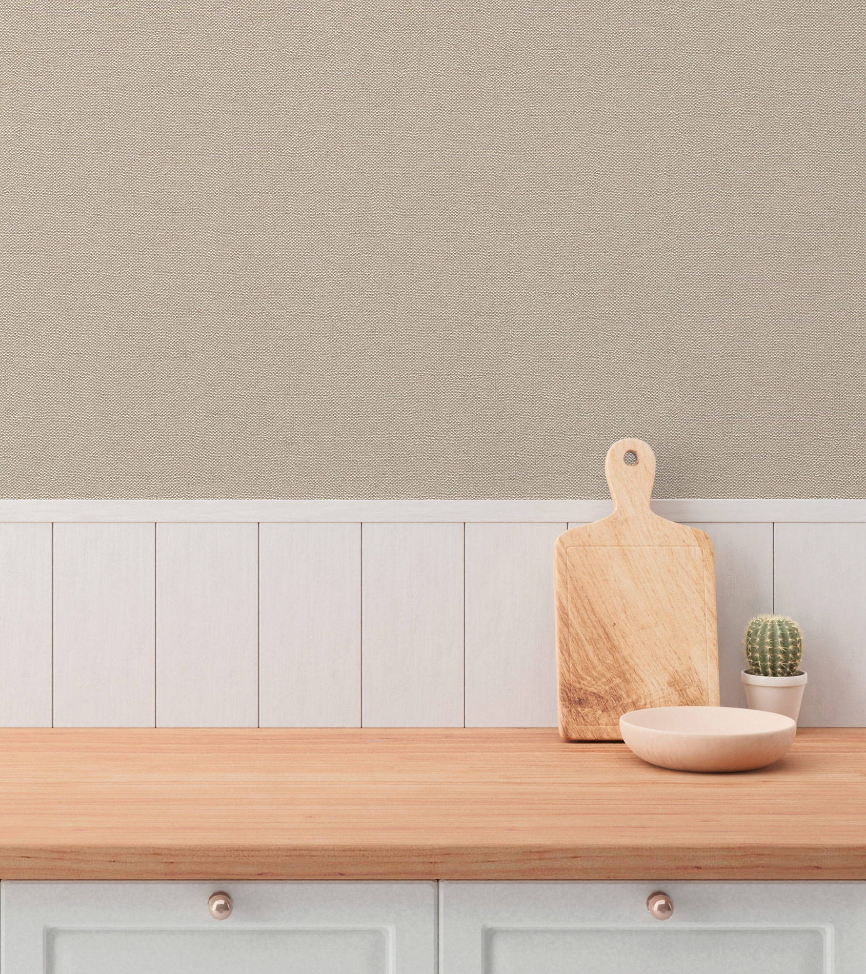 AS Vliestapete Hygge 3 Uni Braun 790989