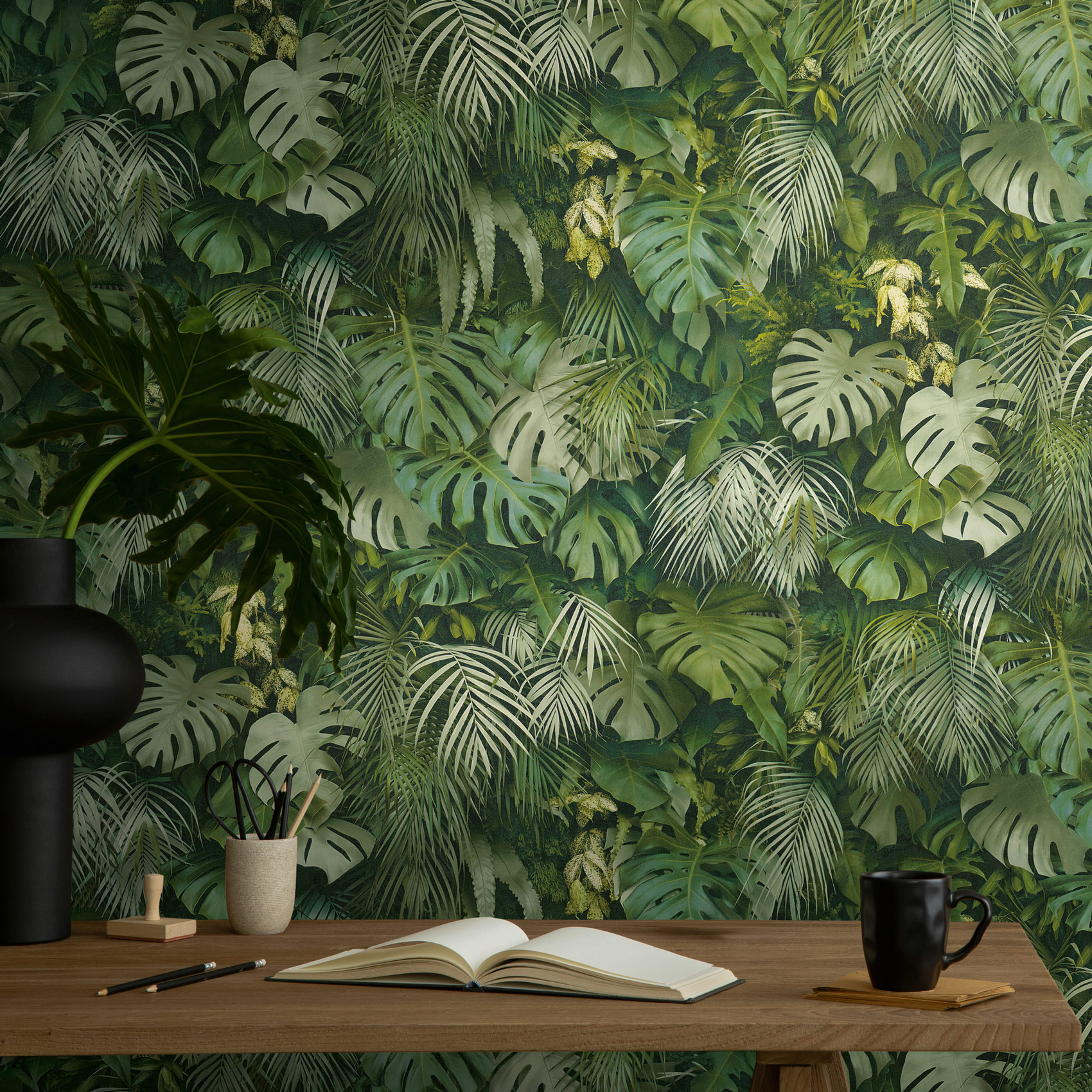 AS Création Vliestapete Greenery Dschungel grün 372802