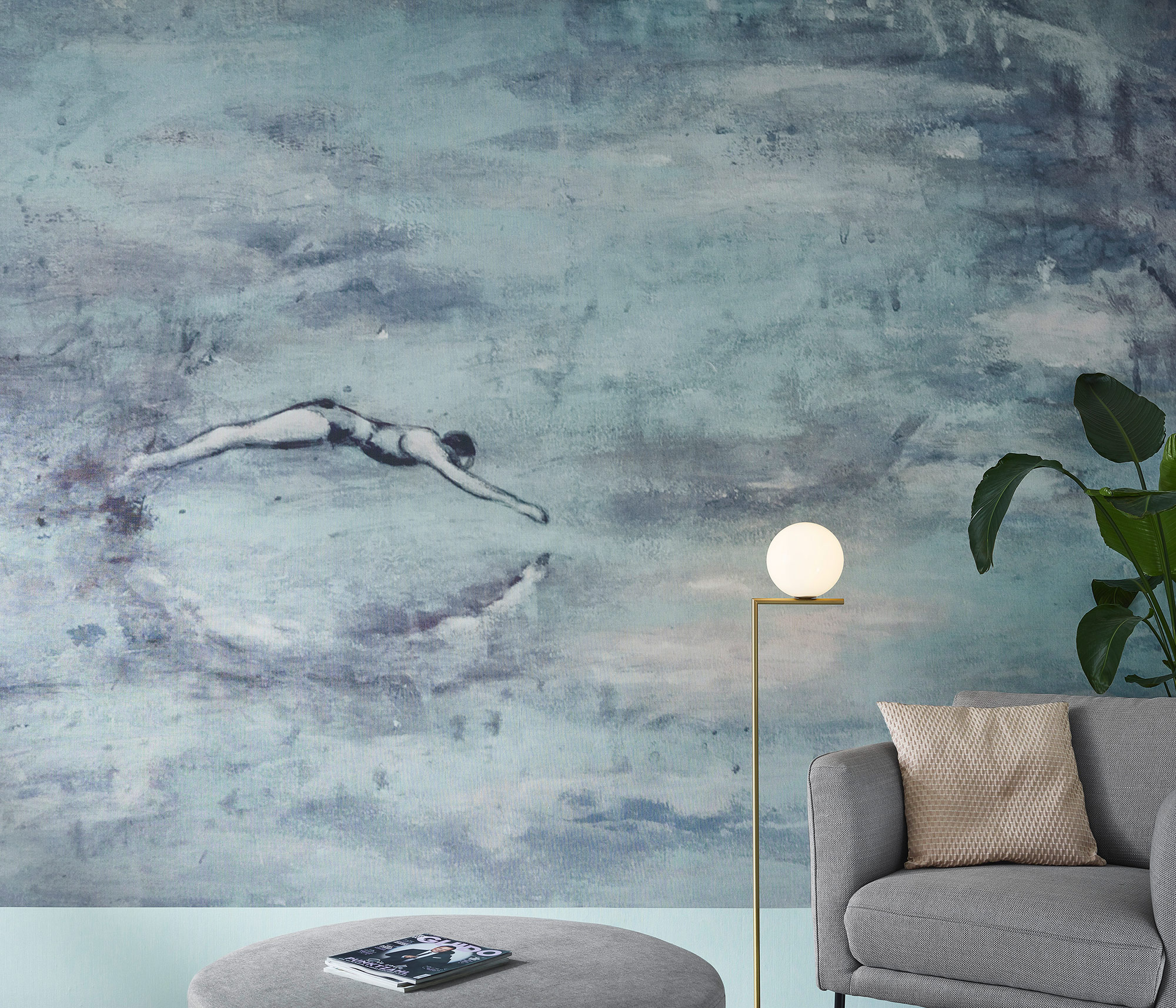 Erismann Fototapete GMK Art Edition Freisprung blau 223310