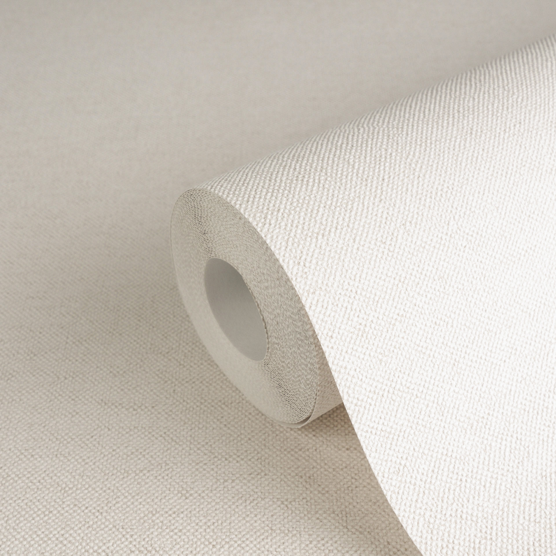 AS Vliestapete Hygge 3 Uni Weiß 790987