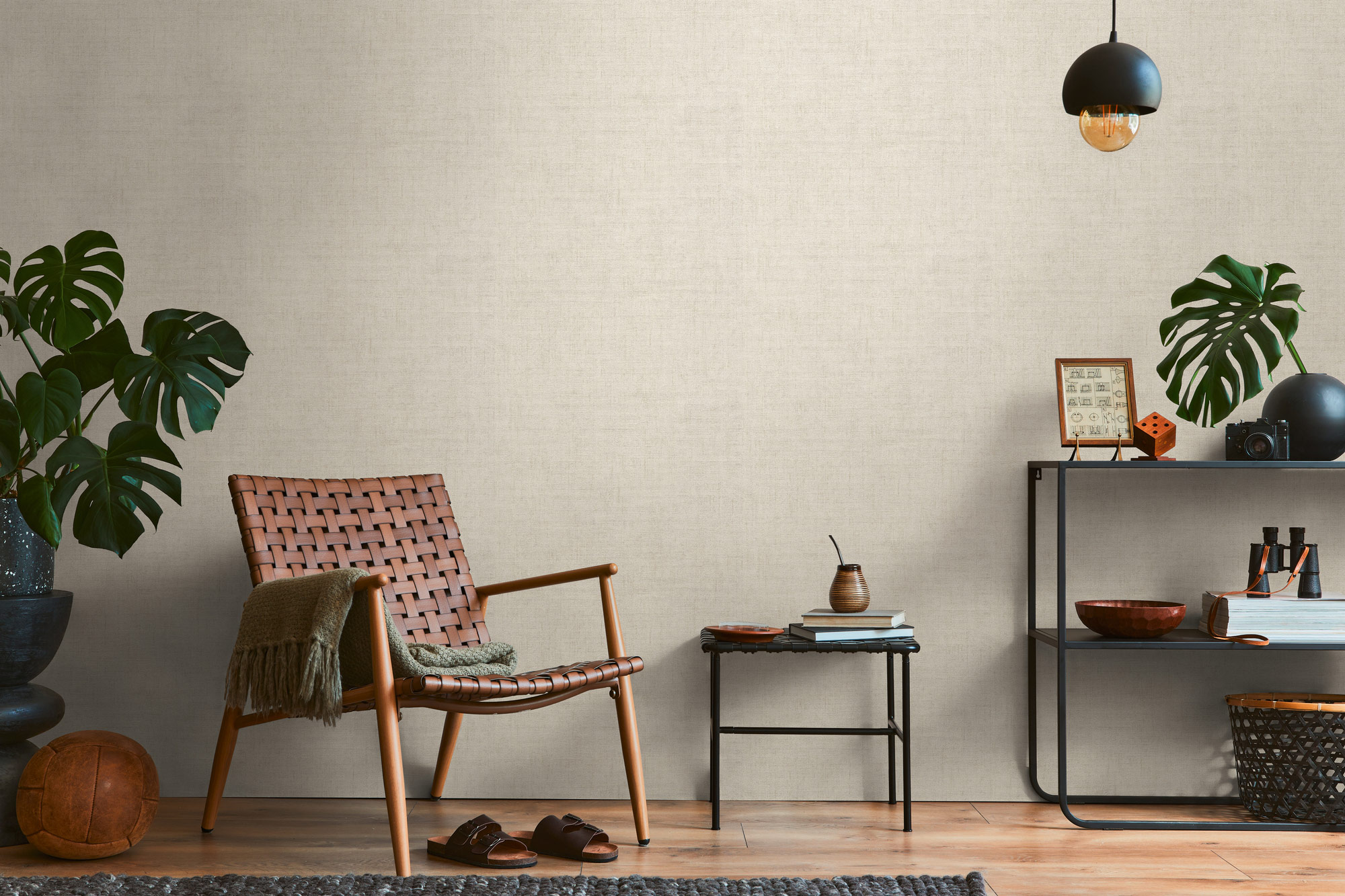 AS Vliestapete History of Art 2 Struktur Beige 790442