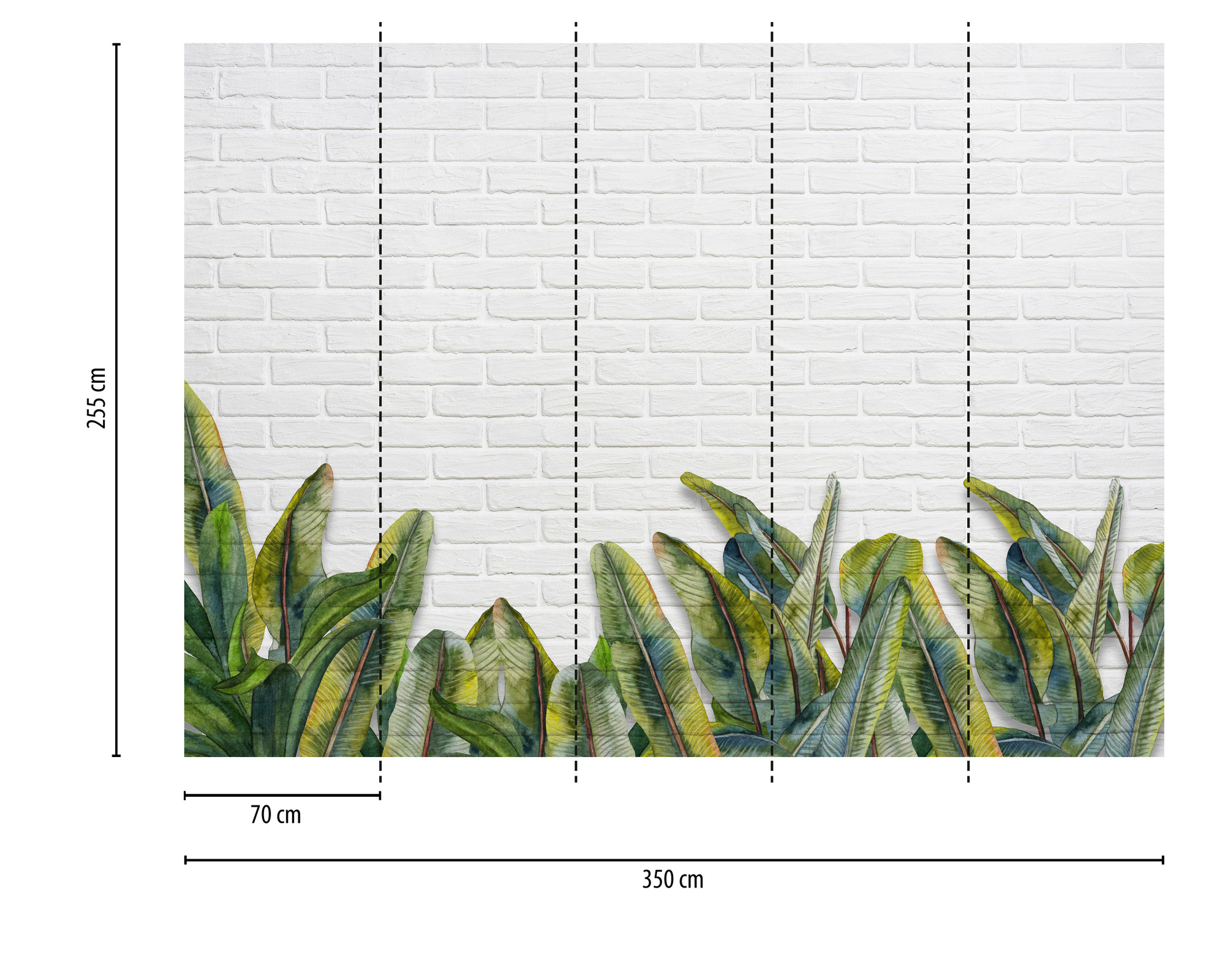 AS Fototapete Designwalls 2 Backstein Floral DD123502