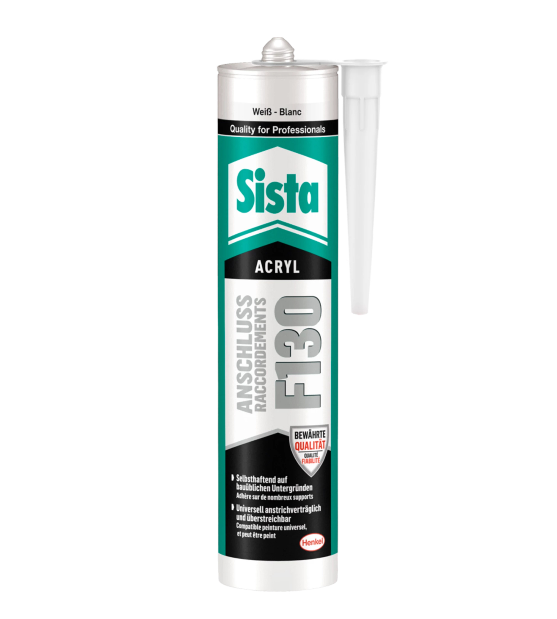 Henkel Sista F130 Schluss Acryl Dichtstoff weiss | 0,3 kg
