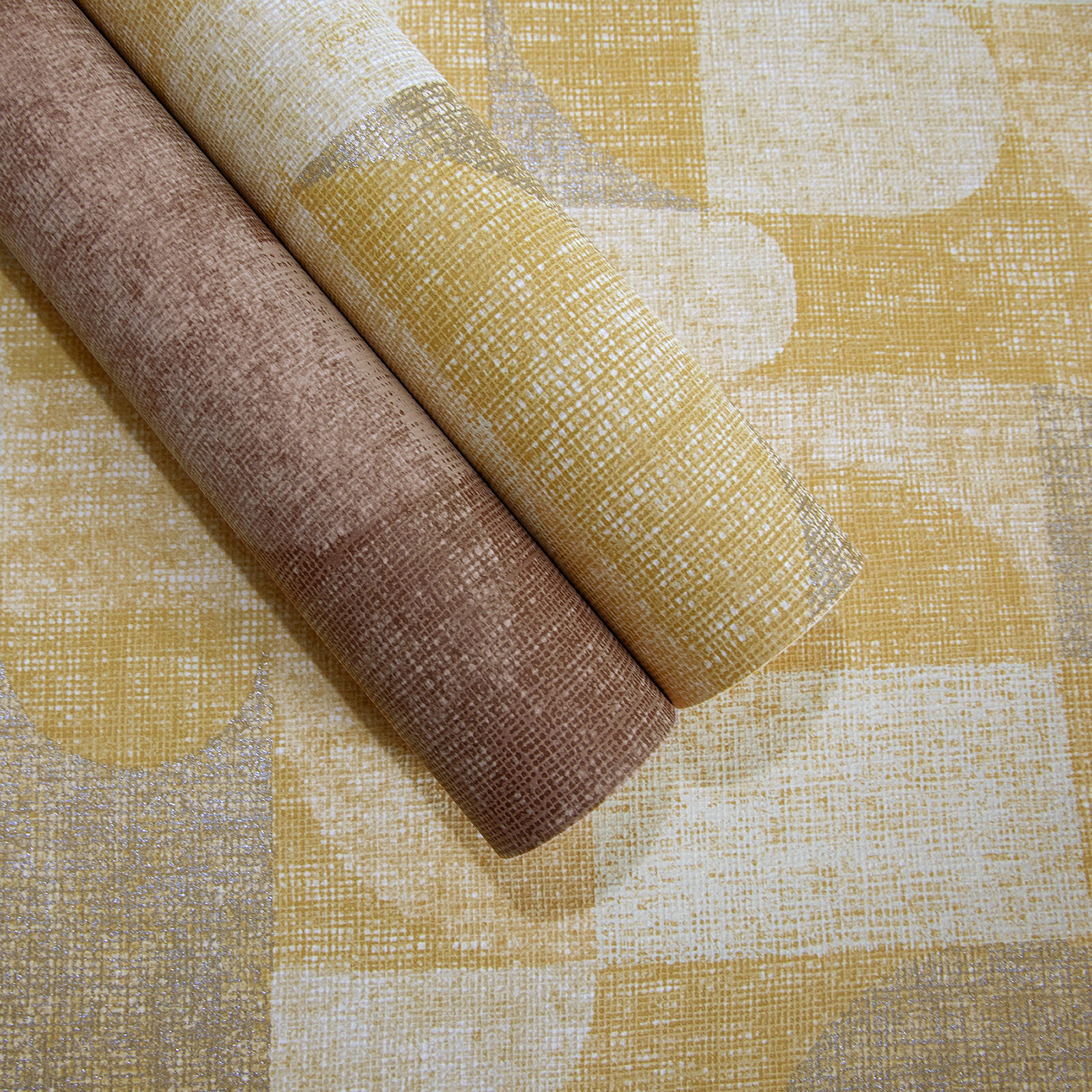 Hohenberger Vliestapete Tesoro Forma Giallo 65596