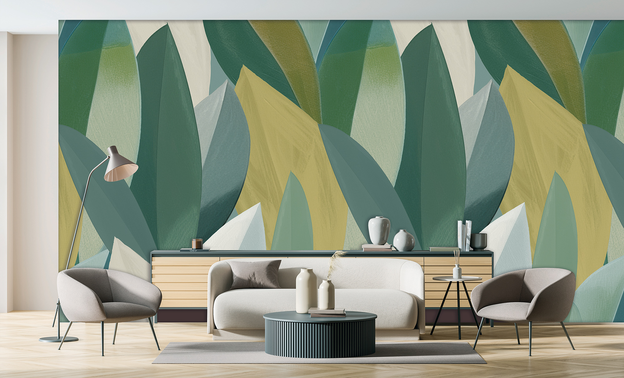 Decoprint Fototapete Serenity Blätter SYD27596