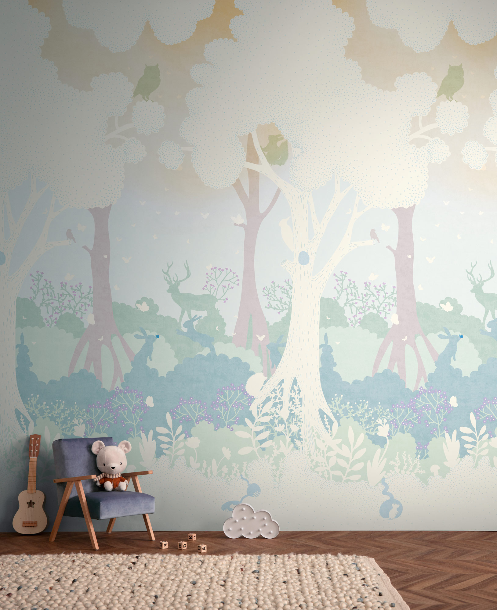 AS Fototapete Kids Studio Kinder Blau 792895