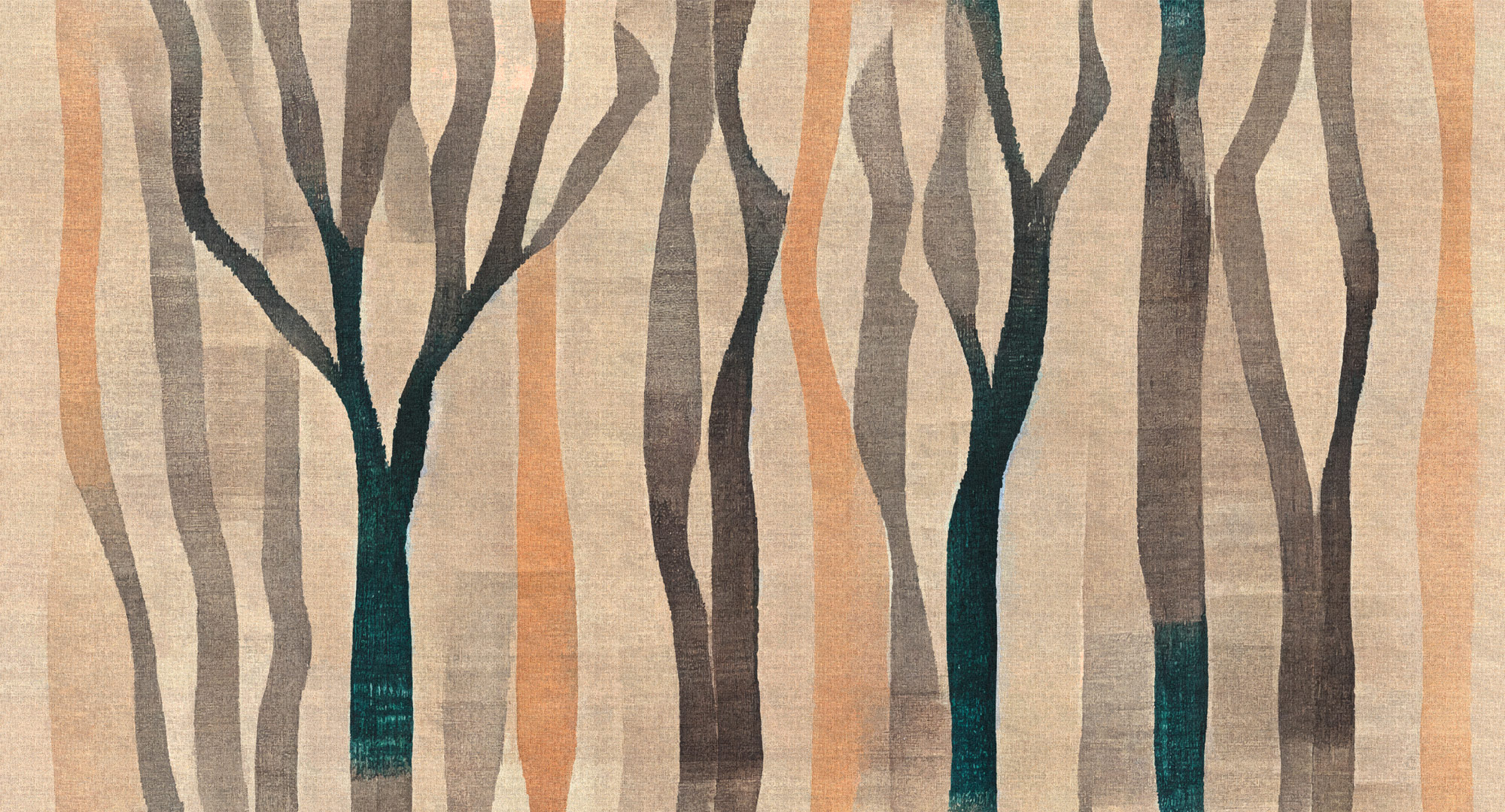 AS Fototapete Walls by Patel 5 Bäume Beige DD134327