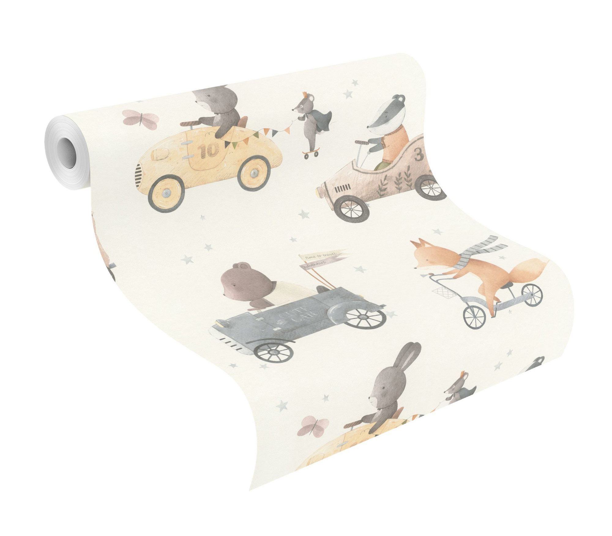 Rasch Vliestapete Kids Word 2 Braun 301878