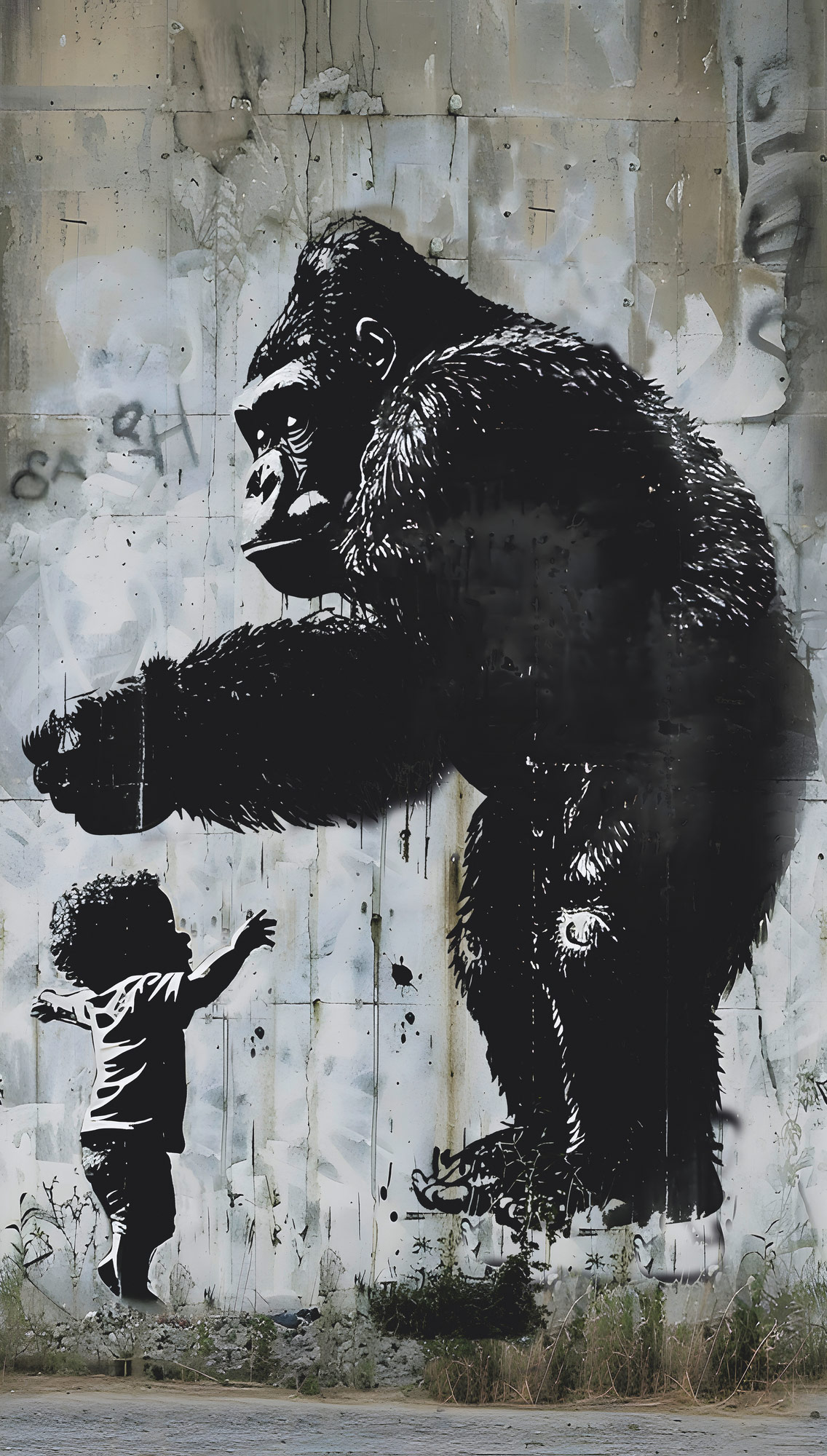 AS Fototapete MS Hot Spots Tiere Graffiti 790162