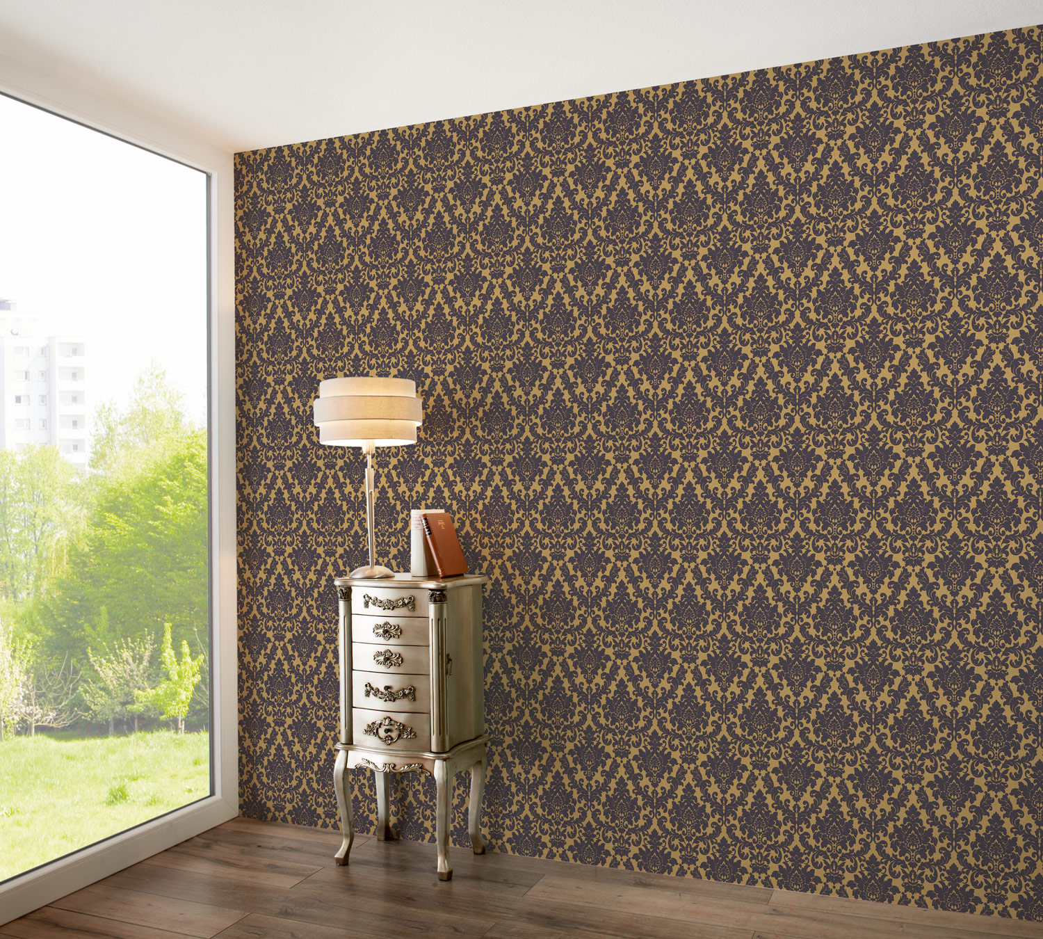 Thomas Vlies-Tapete Barock gold/braun TLT014 - 360955