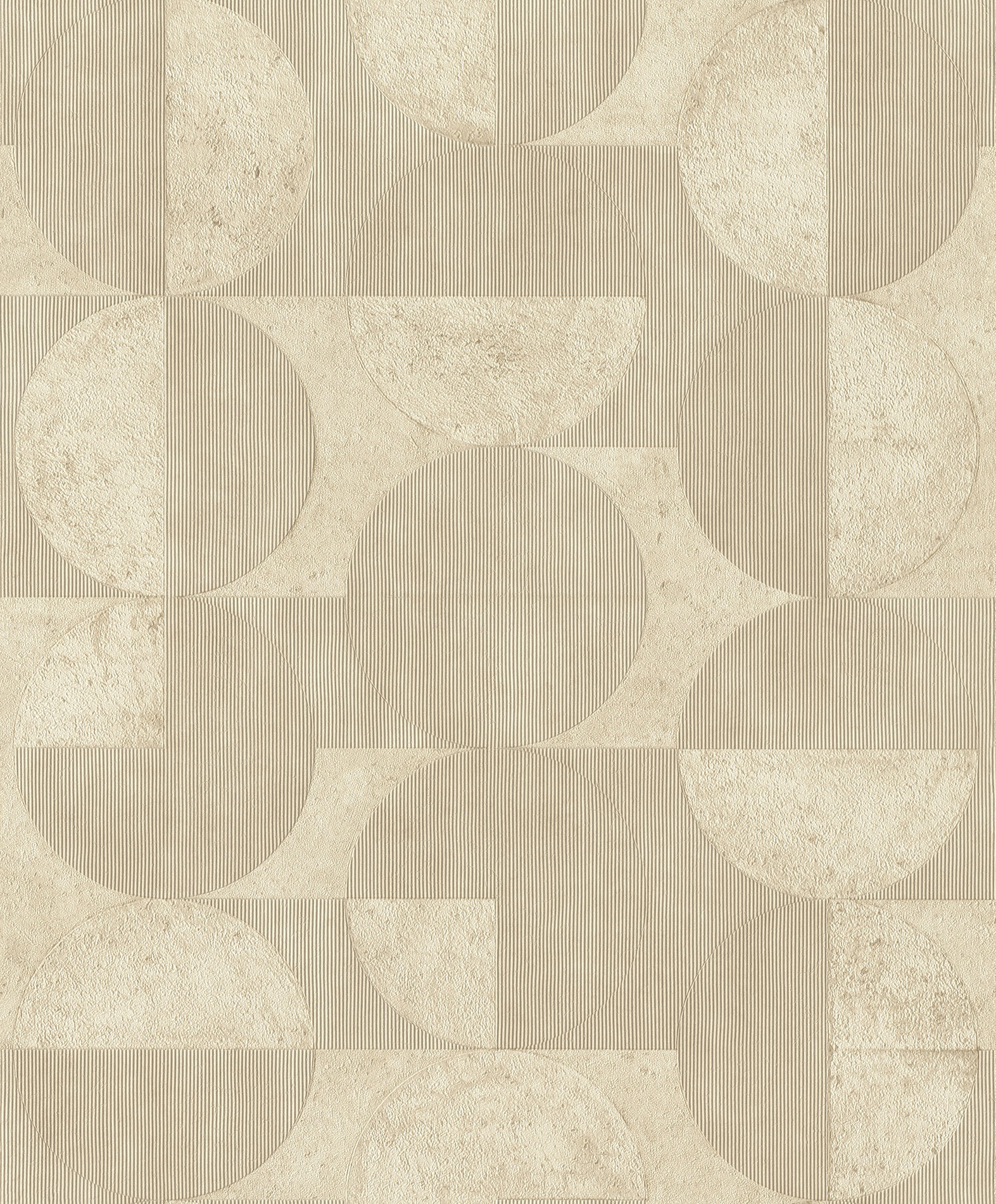 Rasch Vliestapete Concrete Kreise 521314