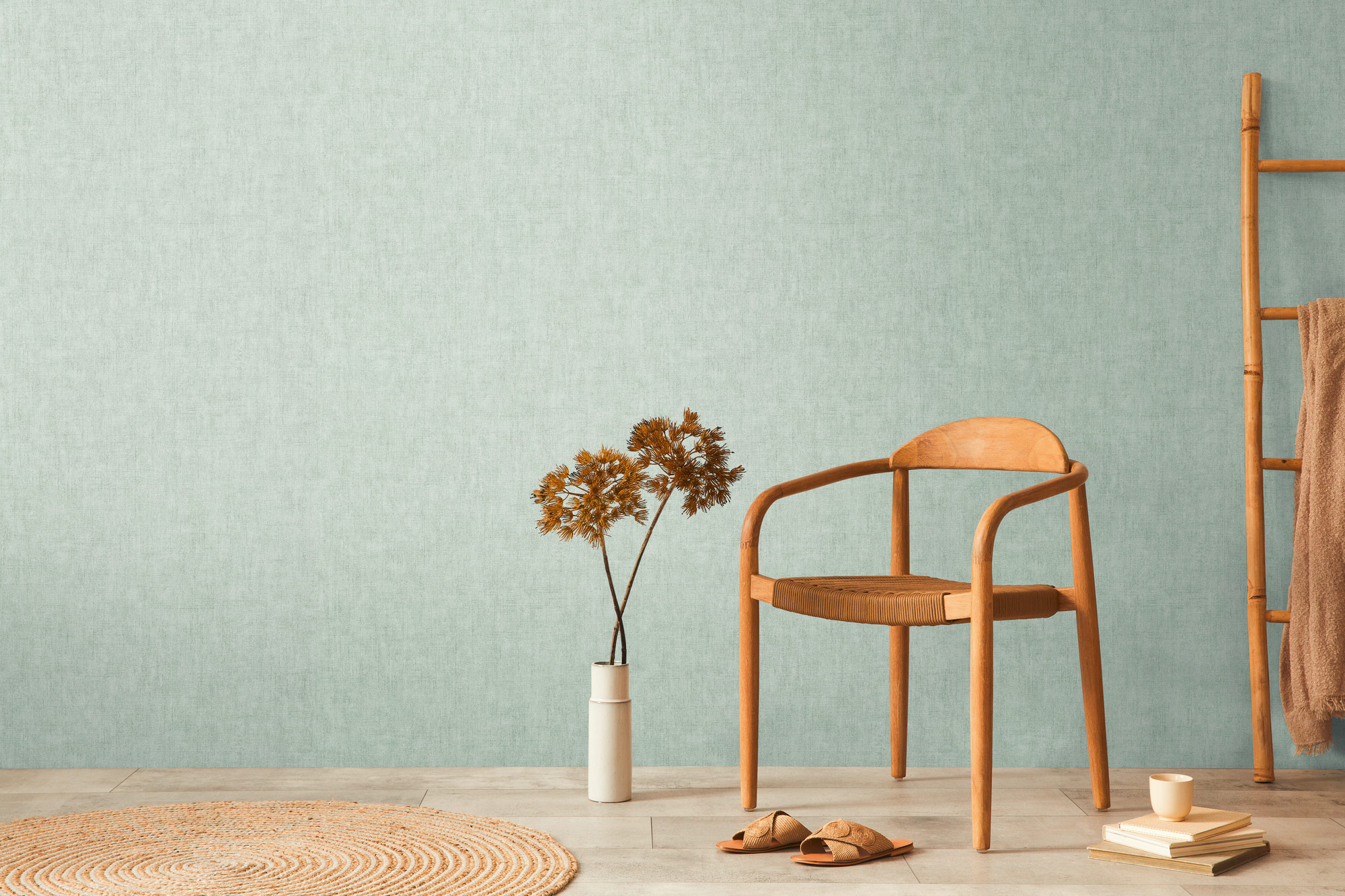 AS Vliestapete CosmoLiving Uni Grün 791091