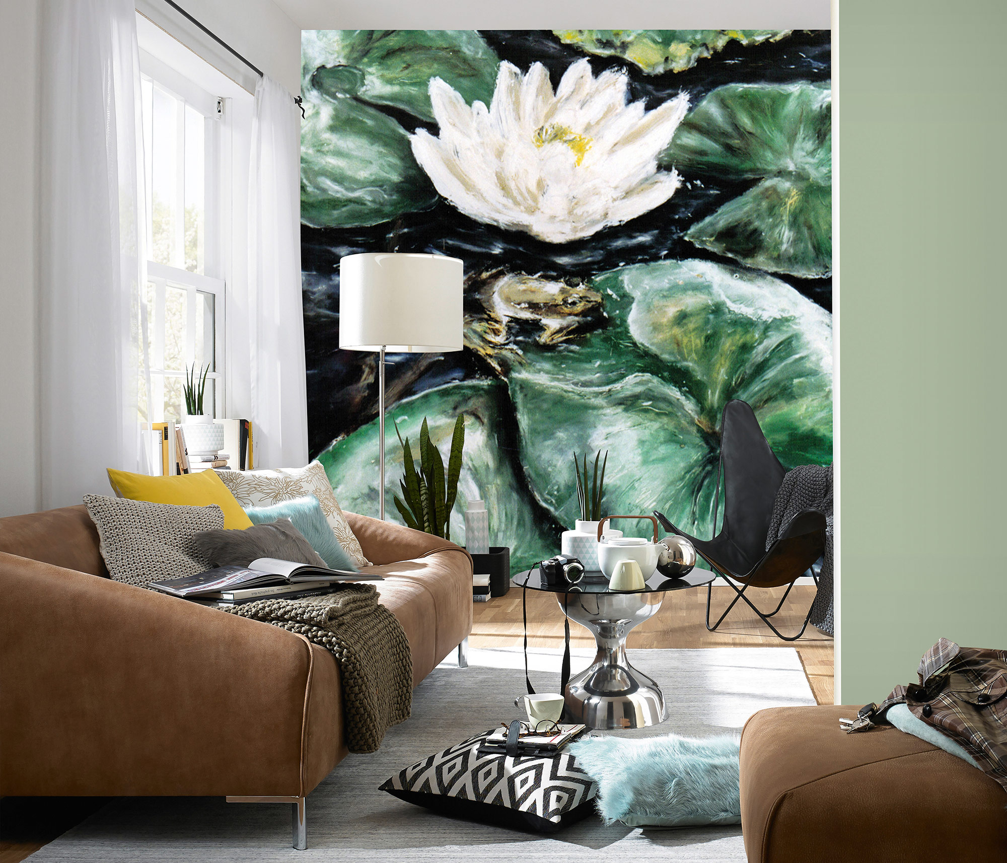 Erismann Fototapete GMK Art Edition Seerose grün 223510