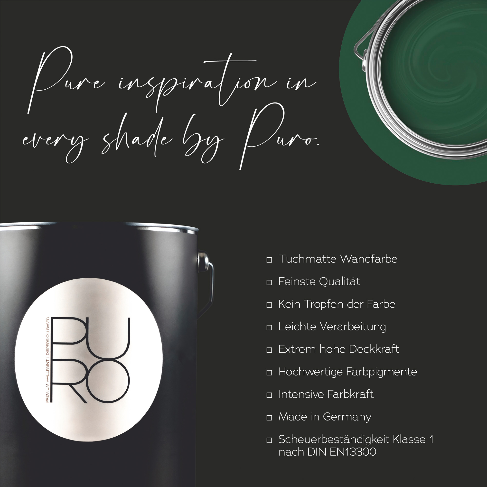 AS Premium Innenwandfarbe Puro c5005 sage green 1 L