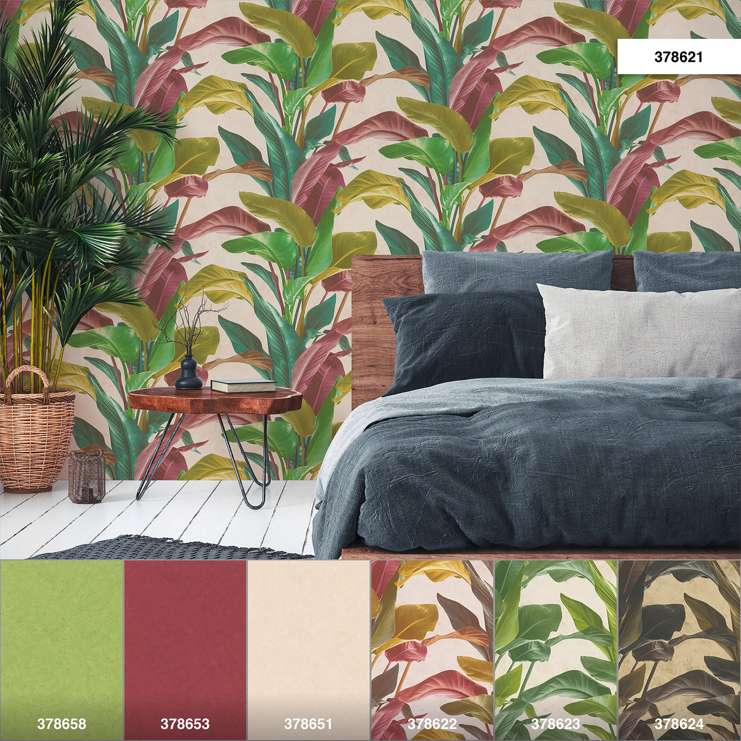 AS Vliestapete Metropolitan Stories 2 Florale Tapete 378621