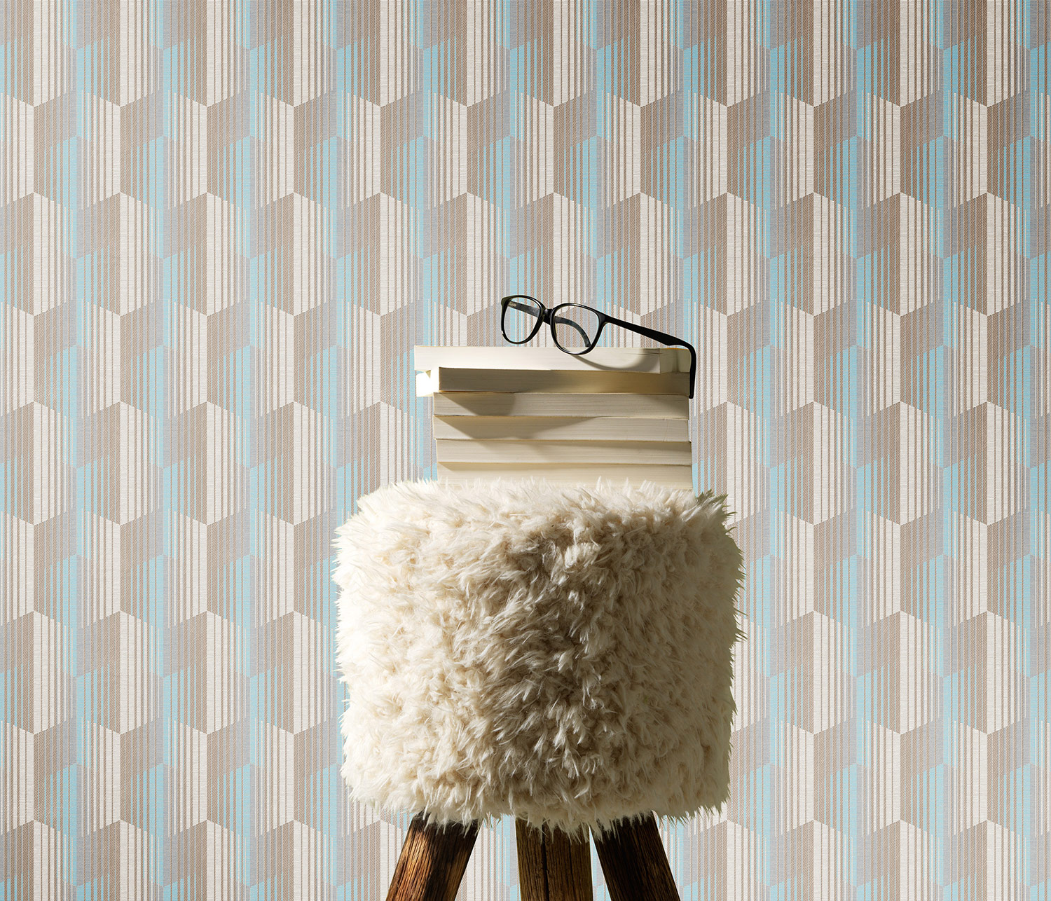 Erismann Vliestapete Charisma Streifen türkis 1024718