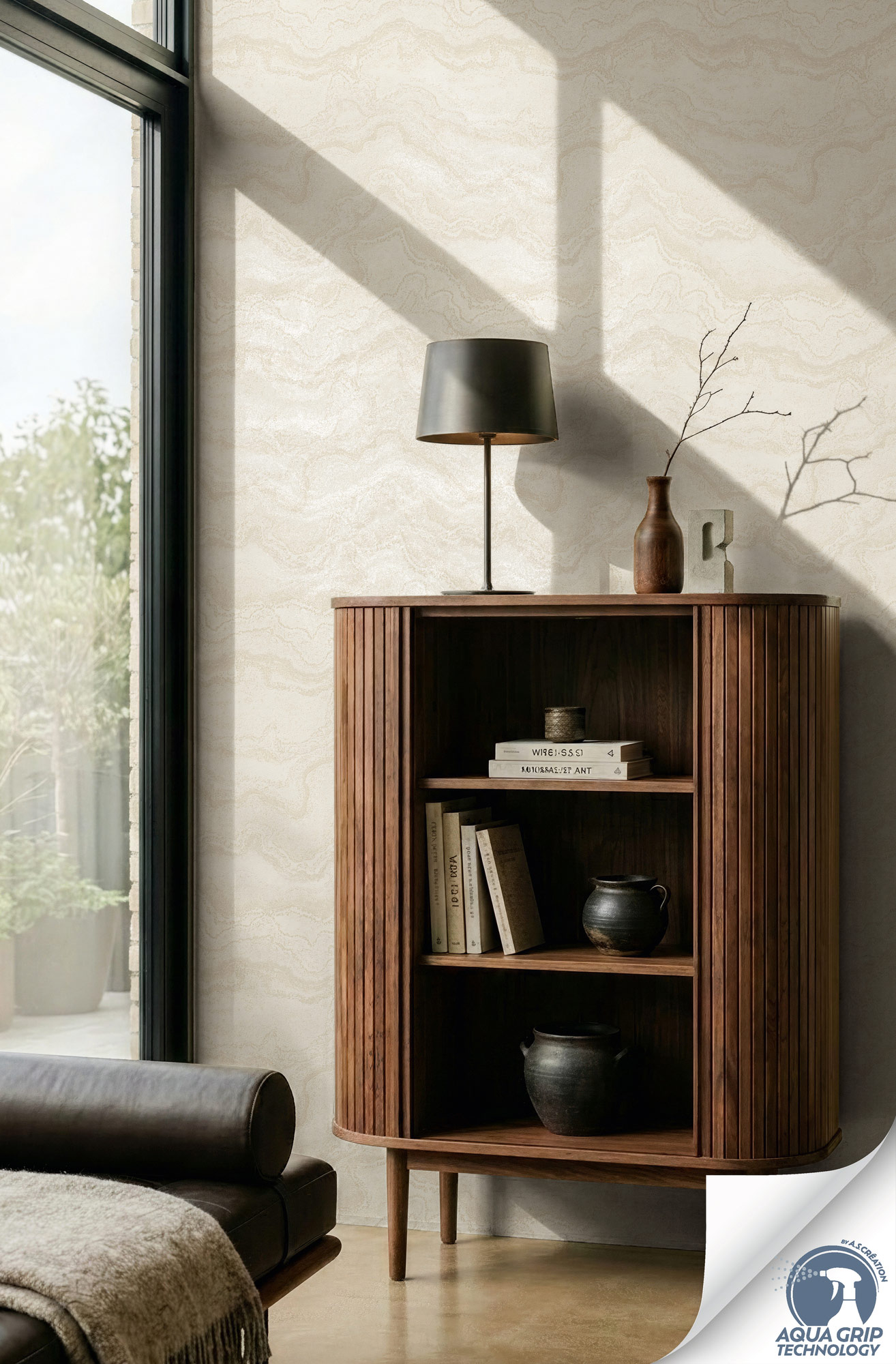 AS Vliestapete Cosiness Designdrop 2 Marmor Weiß 793164