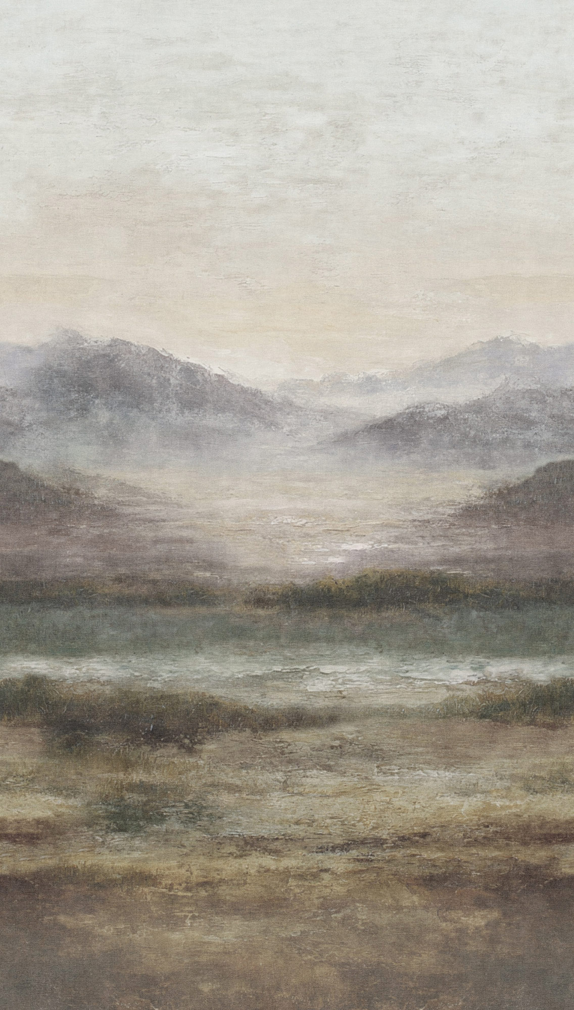 AS Fototapete The Wall 4 Nebel Braun 792364