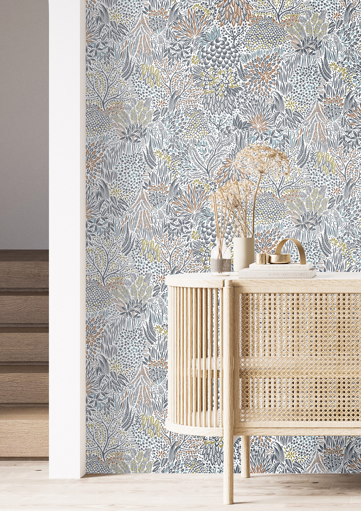 Rasch Vliestapete Symphony Blau-Hellblau 866124