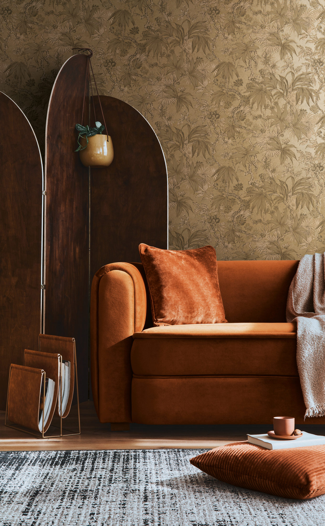 AS Vliestapete History of Art 2 Floral Braun 790472