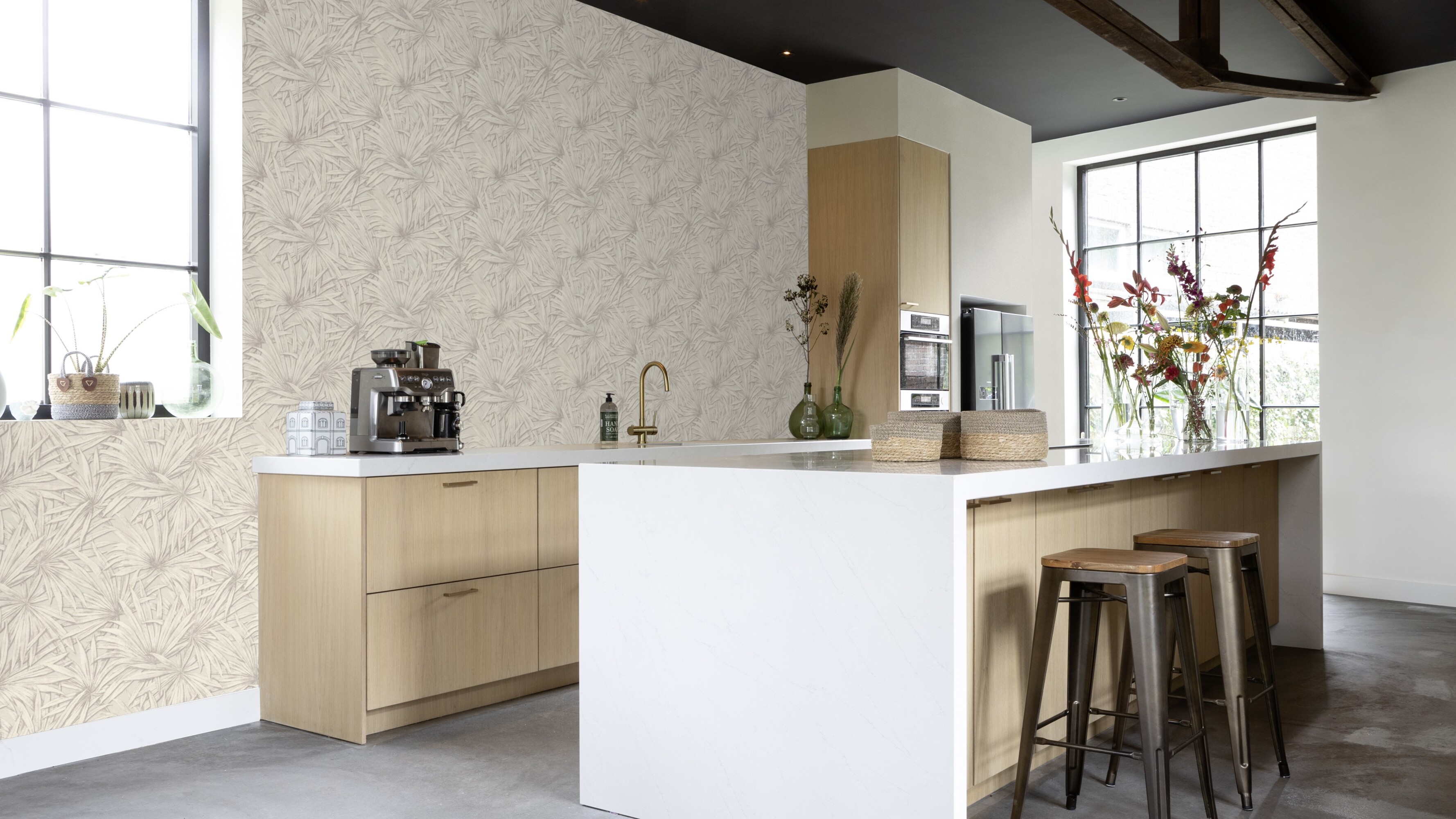 Rasch Vliestapete Allegretto Grau-Lichtgrau 542547